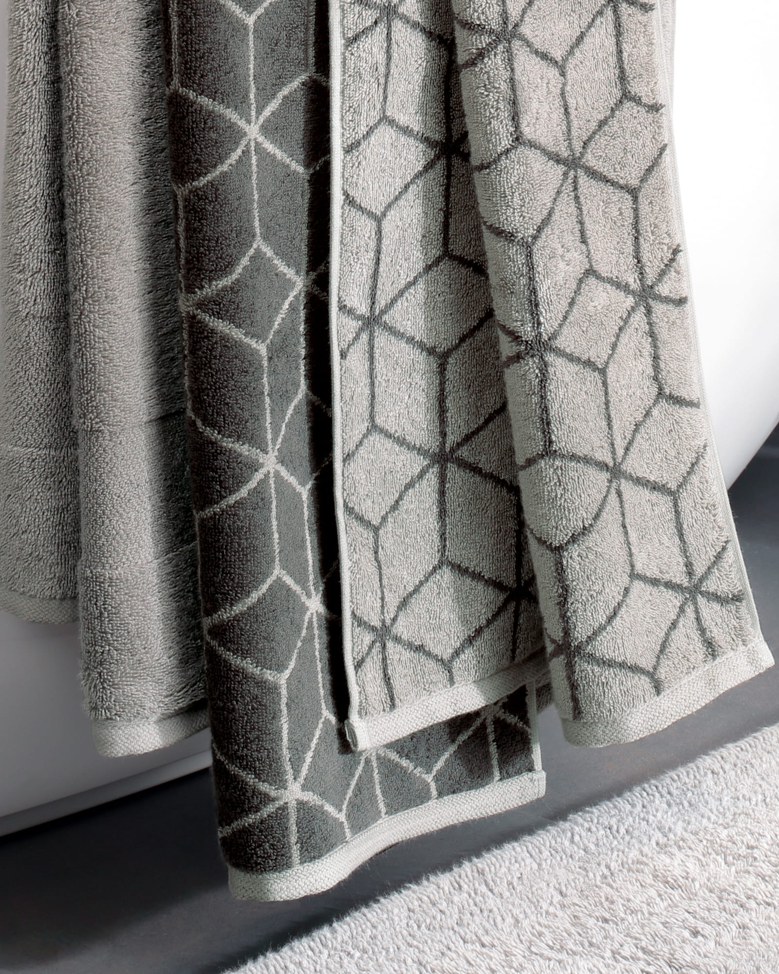 Villeroy & Boch Handtücher Coordinates Carré 2557 - Farbe: stone - 77