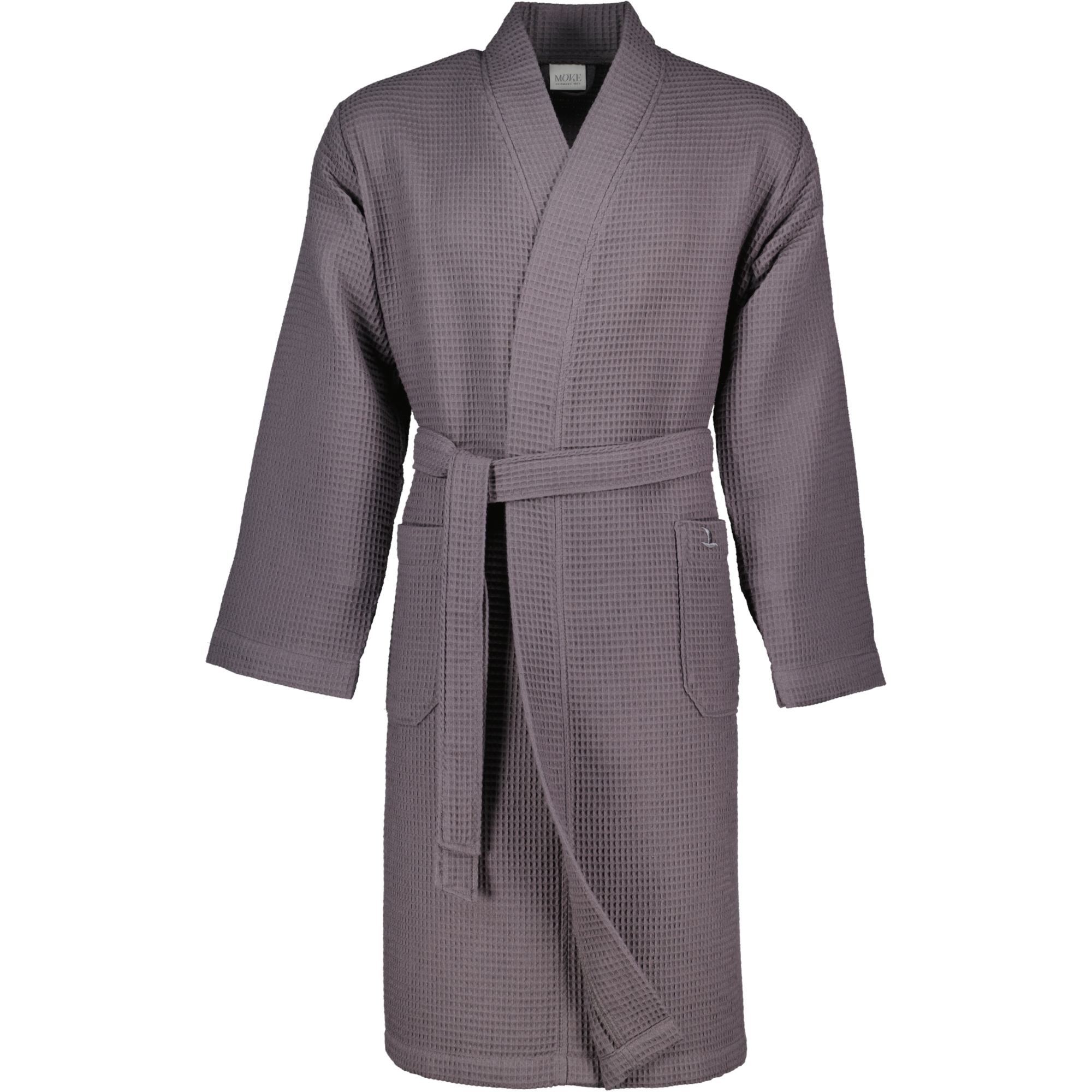 Möve Bademantel Kimono Homewear - Farbe: graphit - 843 (2-7612/0663)