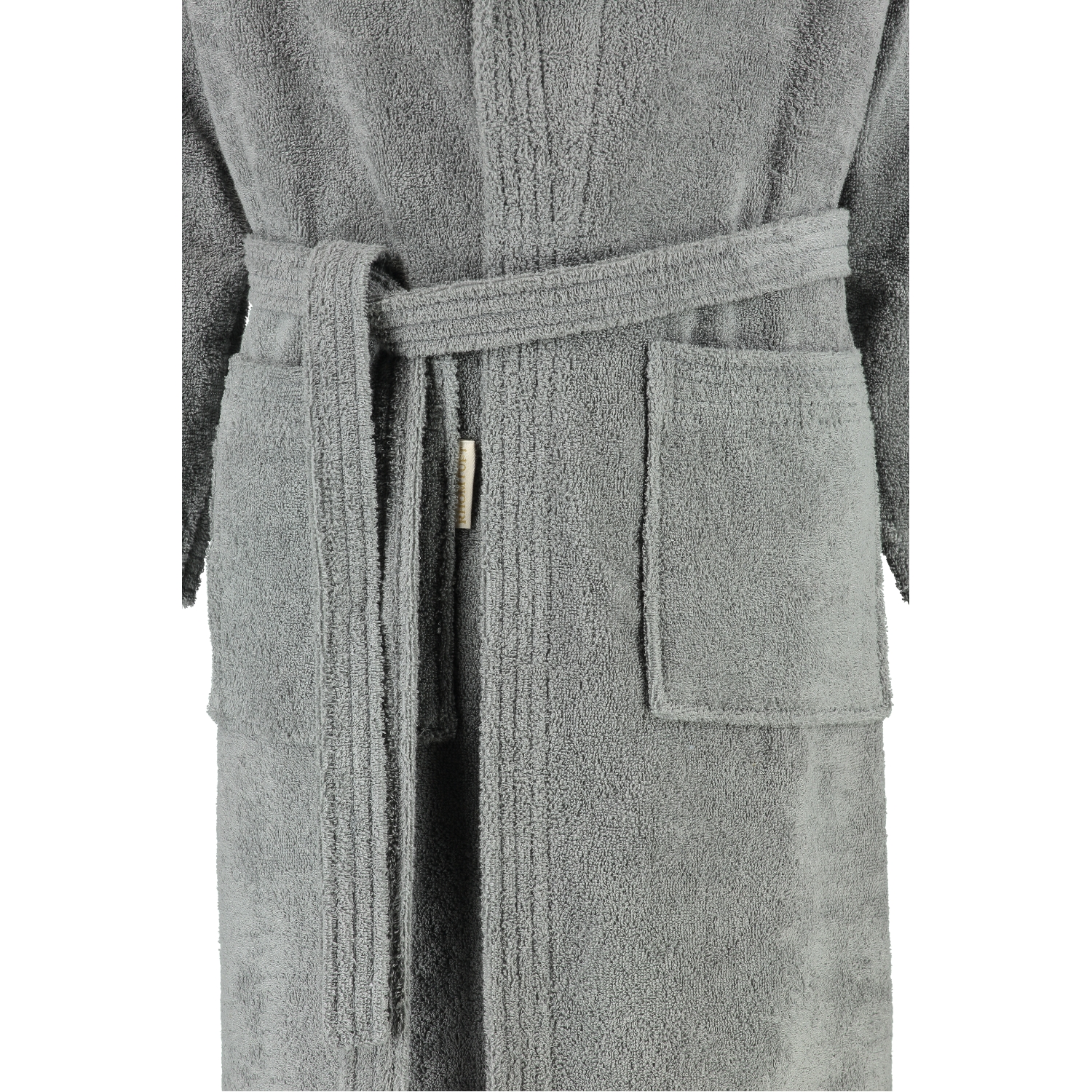 Rhomtuft - Bademantel Sir & Lady - Unisex - Farbe: kiesel - 85