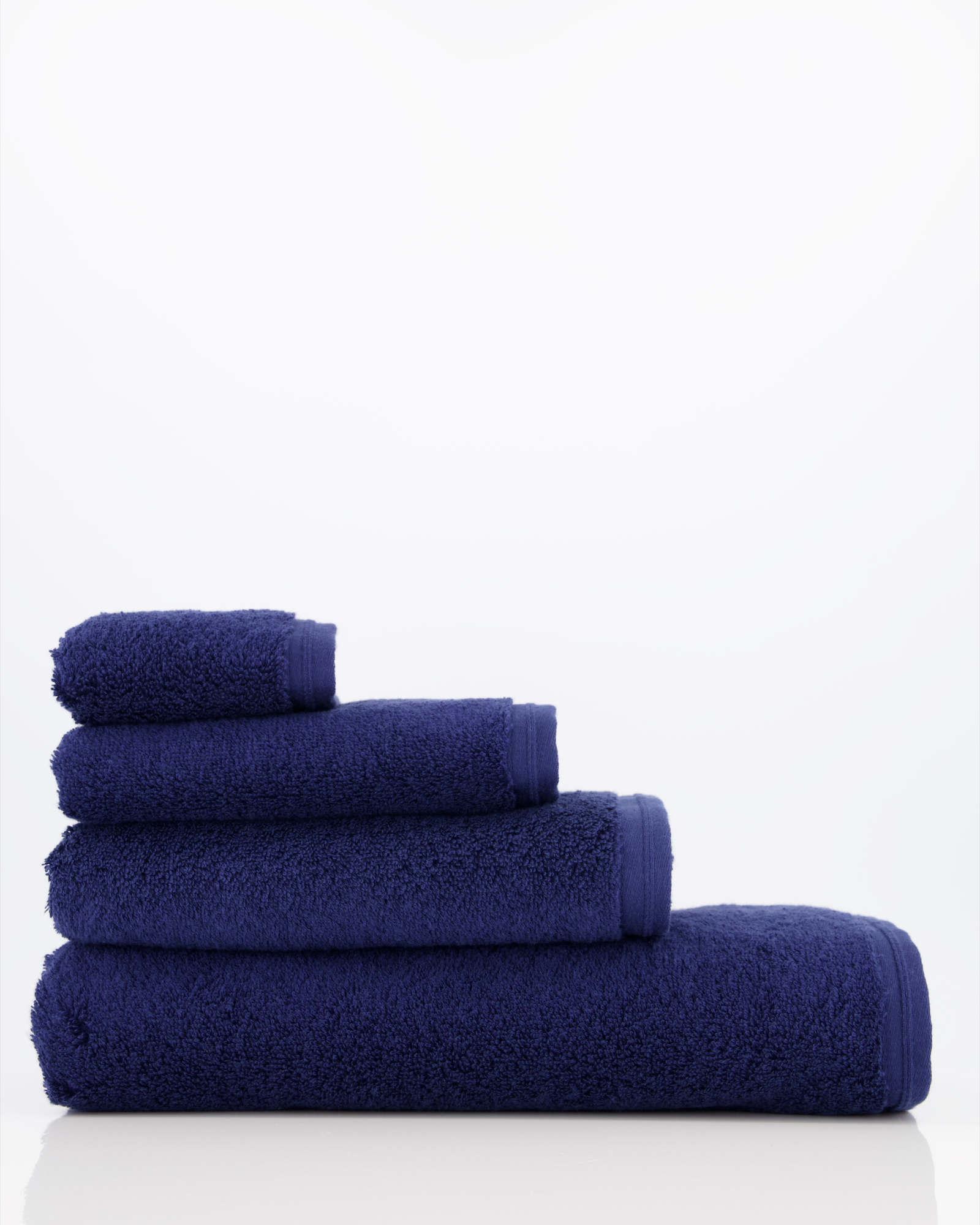 Vossen Handtücher Vegan Life marine blau - 4930 - Seiflappen 30x30 cm
