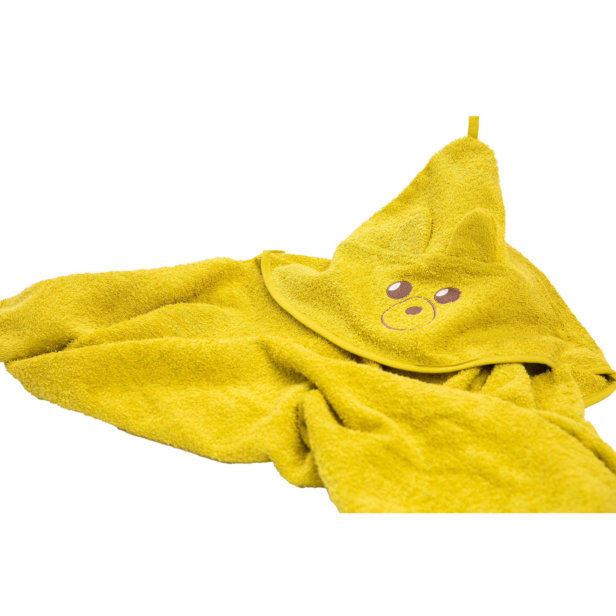 Smithy Flips der Bär - Kapuzentuch 100 x 100 cm - Farbe: apfel (1903114)