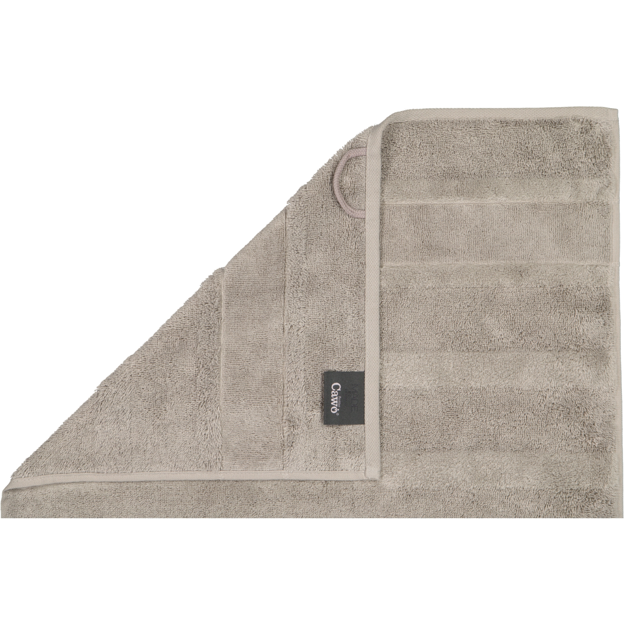 Cawö - Noblesse2 1002 - Farbe: 779 - graphit - Seiflappen 30x30 cm