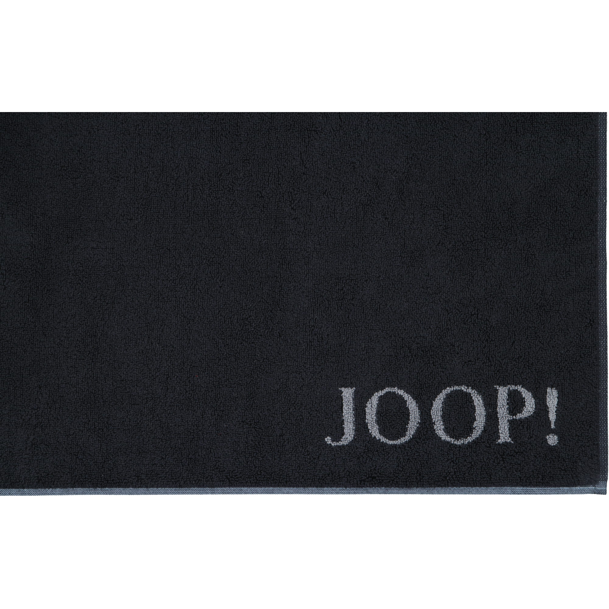 JOOP! Classic - Doubleface Badematte 1600 - 50x80 cm - Farbe: Schwarz/Anthrazit - 90