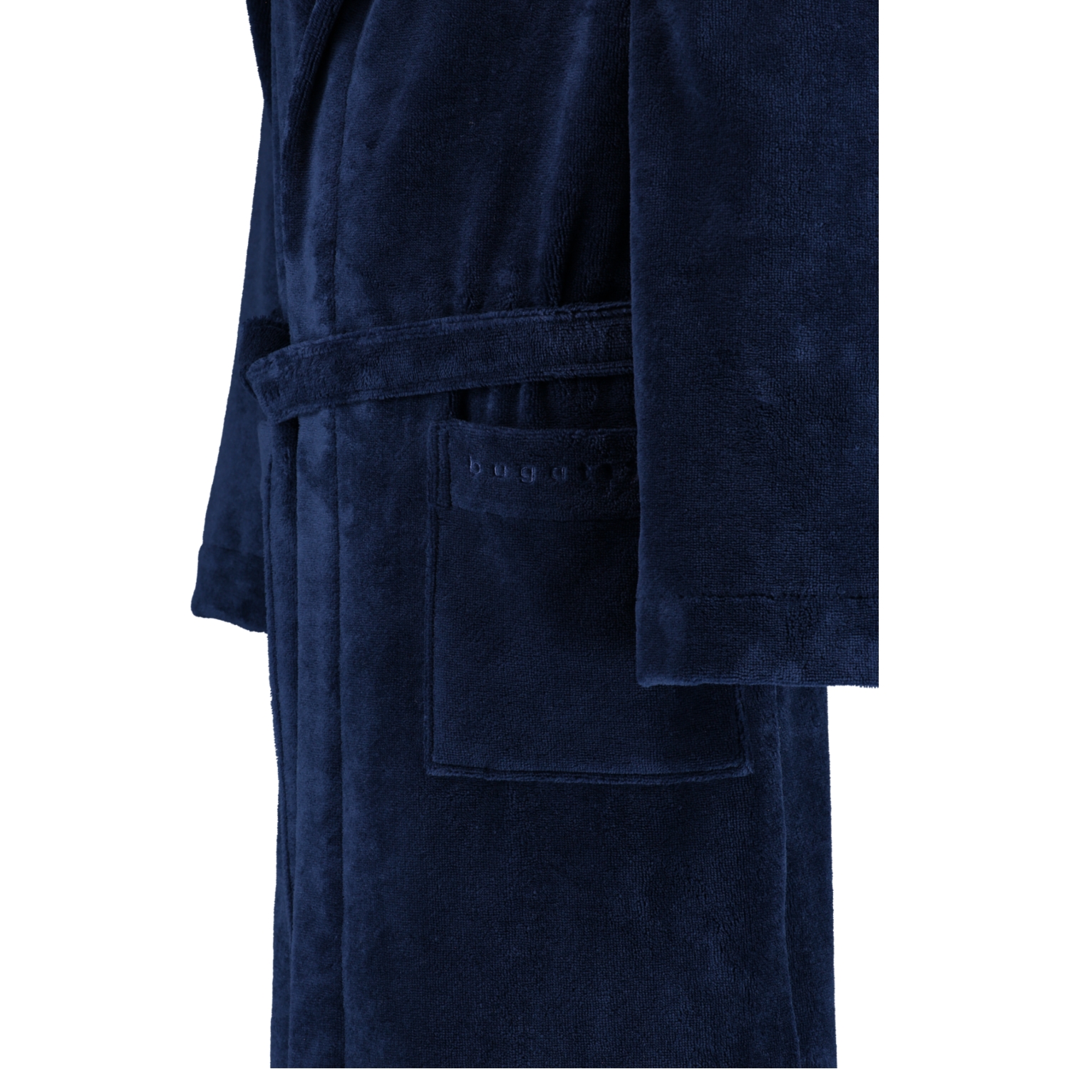 bugatti Herren Bademantel Kapuze Roberto - Farbe: marine blau - 493 - M