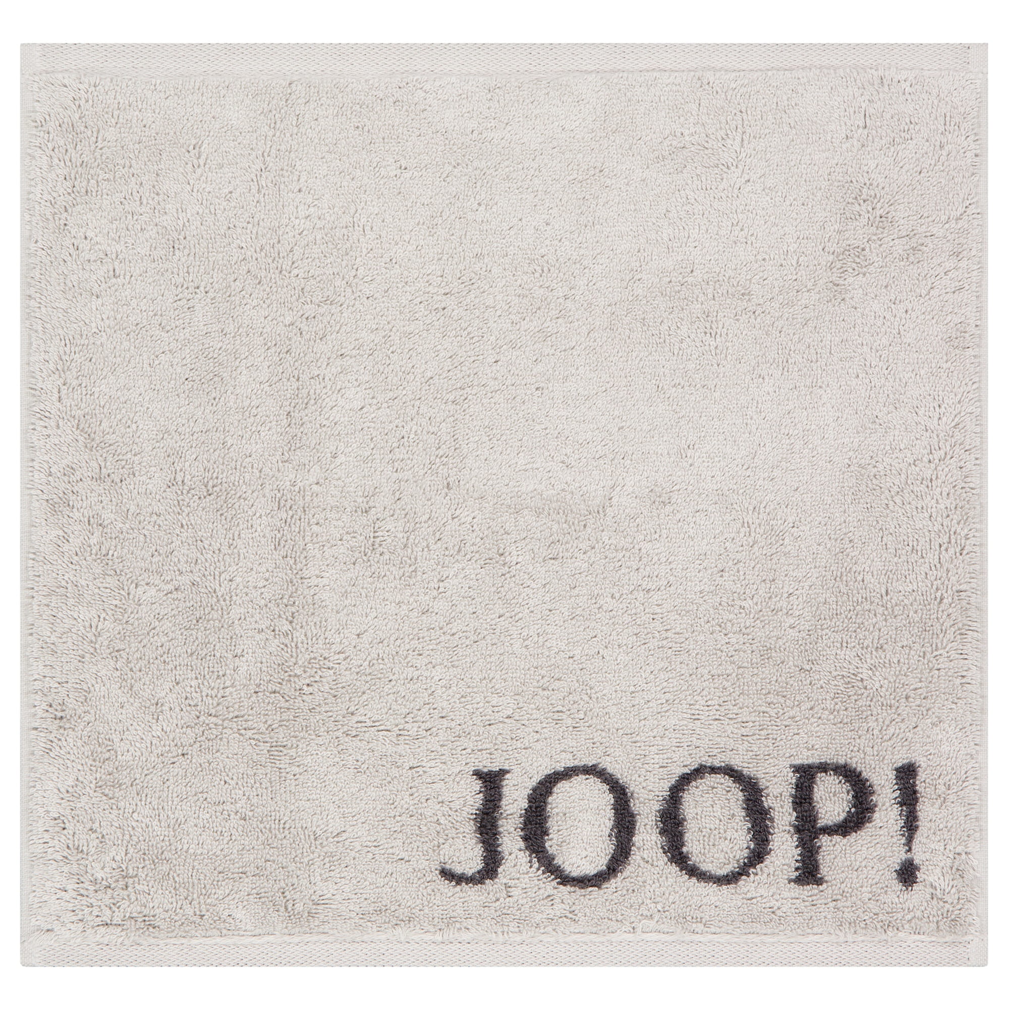 JOOP! Handtücher New Classic Doubleface 1720 Platin - 77 - Seiflappen 30x30 cm