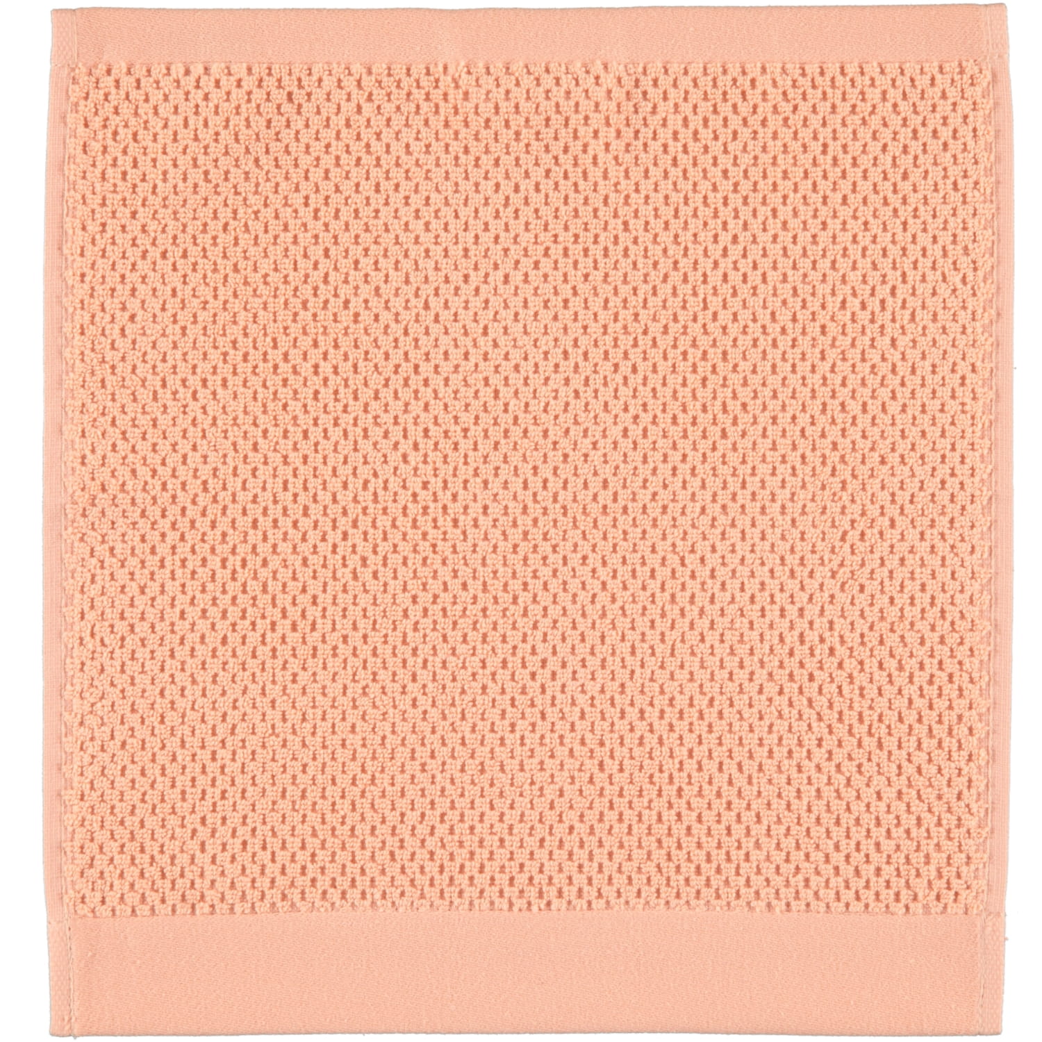 Rhomtuft - Handtücher Baronesse - Farbe: peach - 405 - Seiflappen 30x30 cm