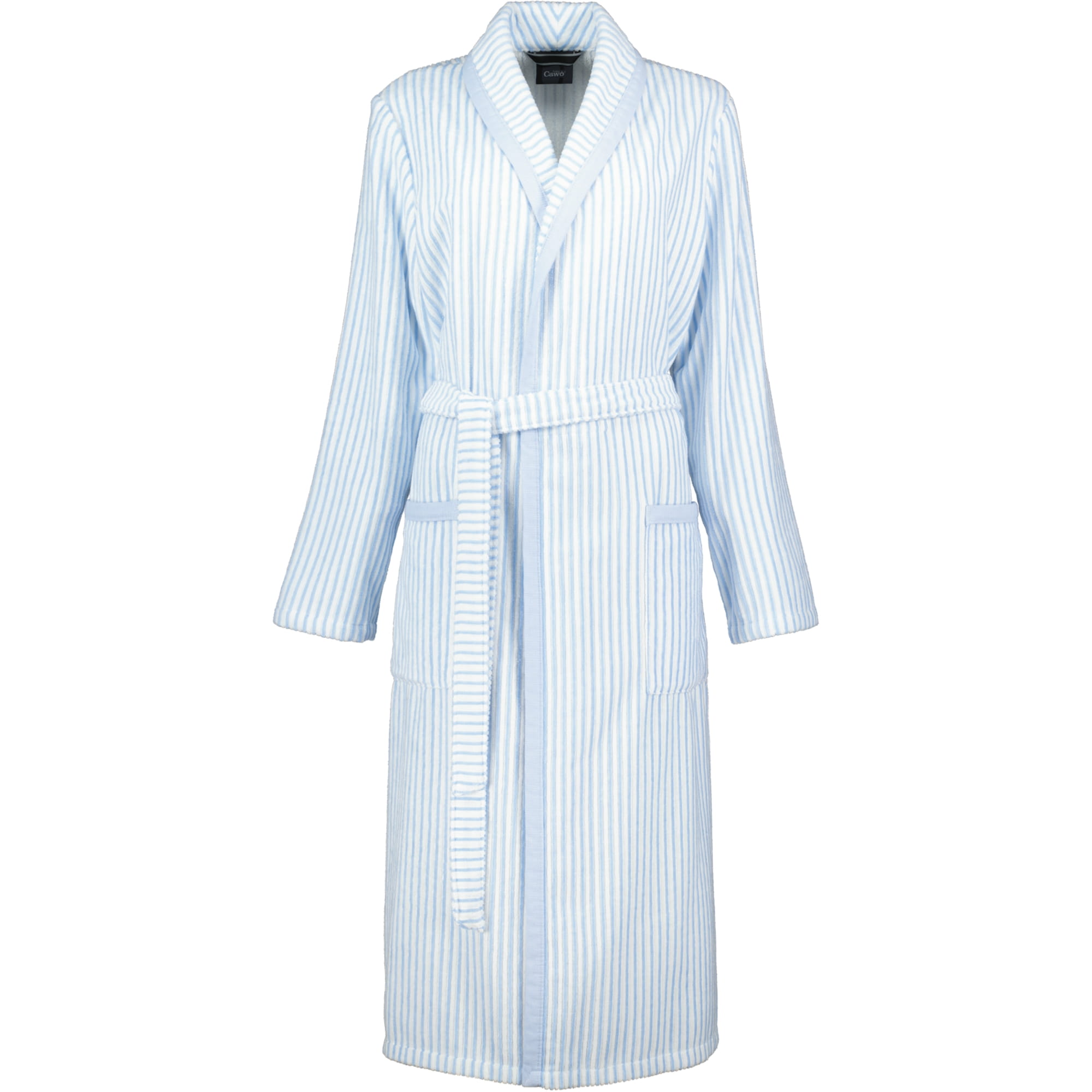 Cawö Bademäntel Damen Schalkragen 3423 mittelblau - 11