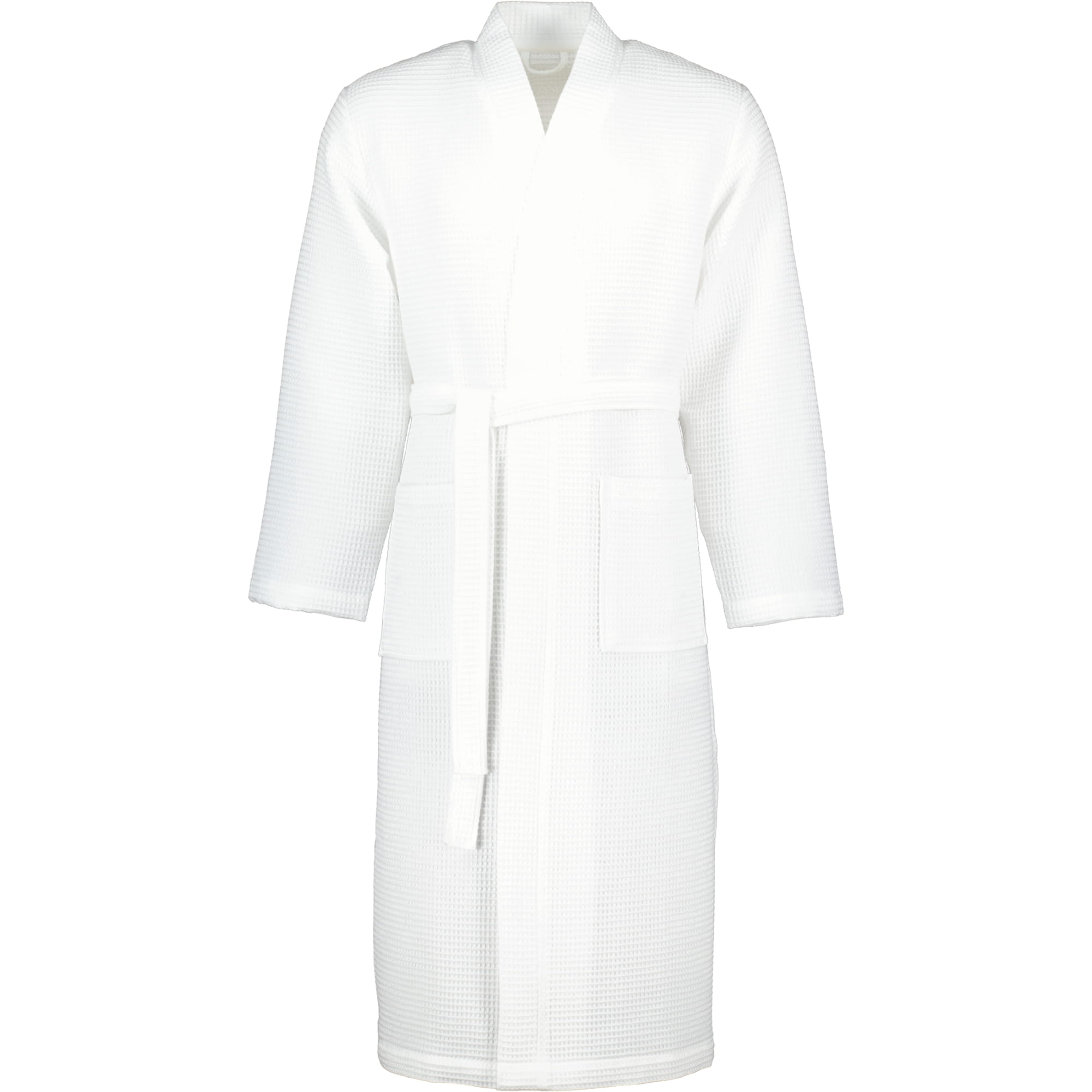 Vossen Bademäntel unisex Kimono Wellington-L weiß - 0300 - S