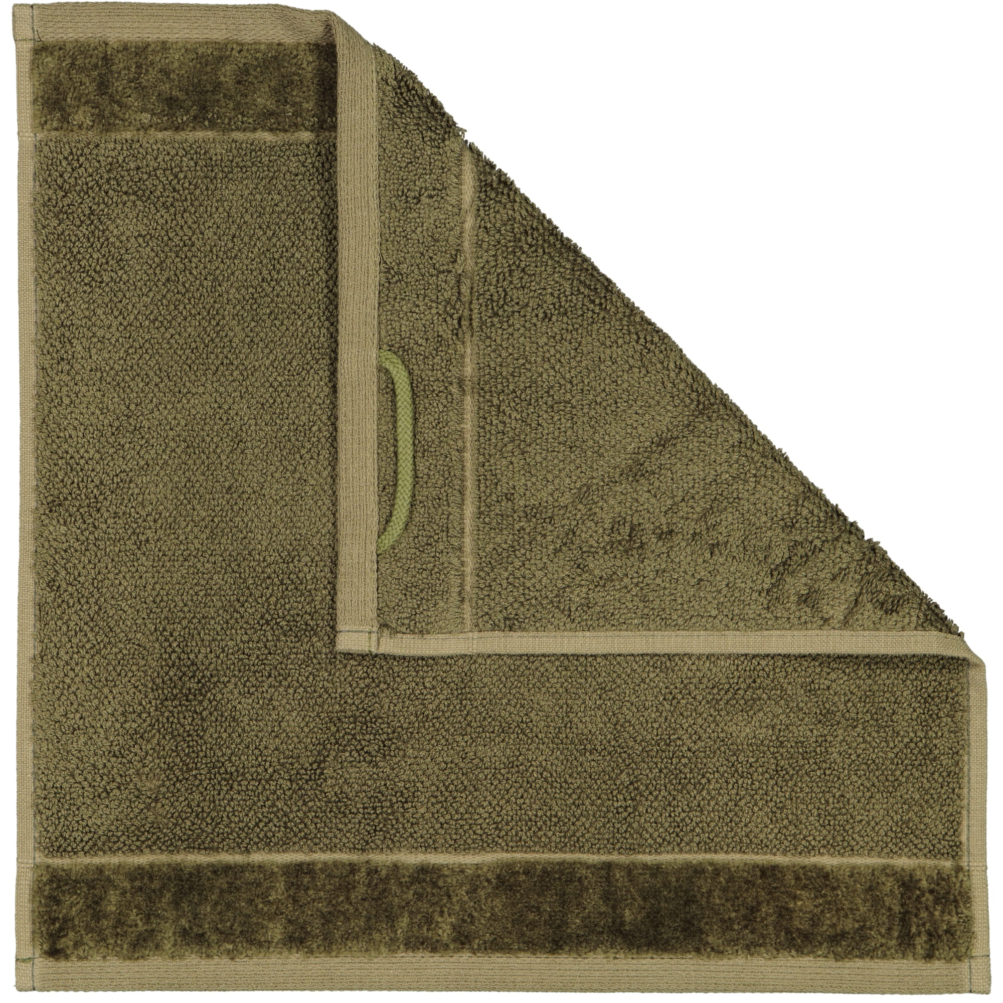 Möve Handtücher Bamboo luxe olive - 670 - Seiflappen 30x30 cm