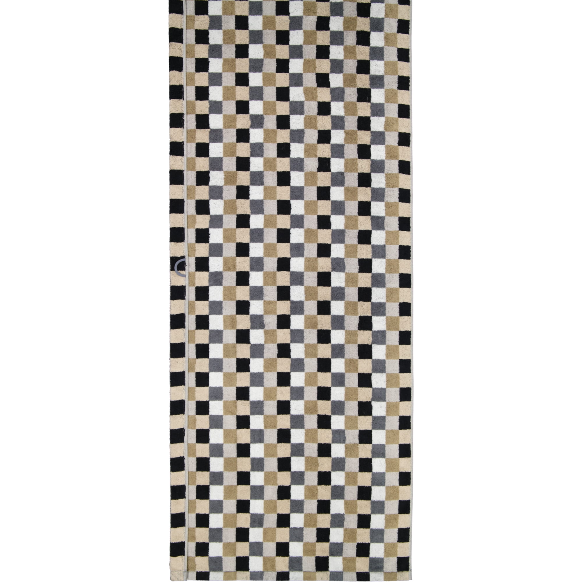 Cawö - Life Style Karo 7047 - Farbe: 37 - kiesel - Saunatuch 70x180 cm