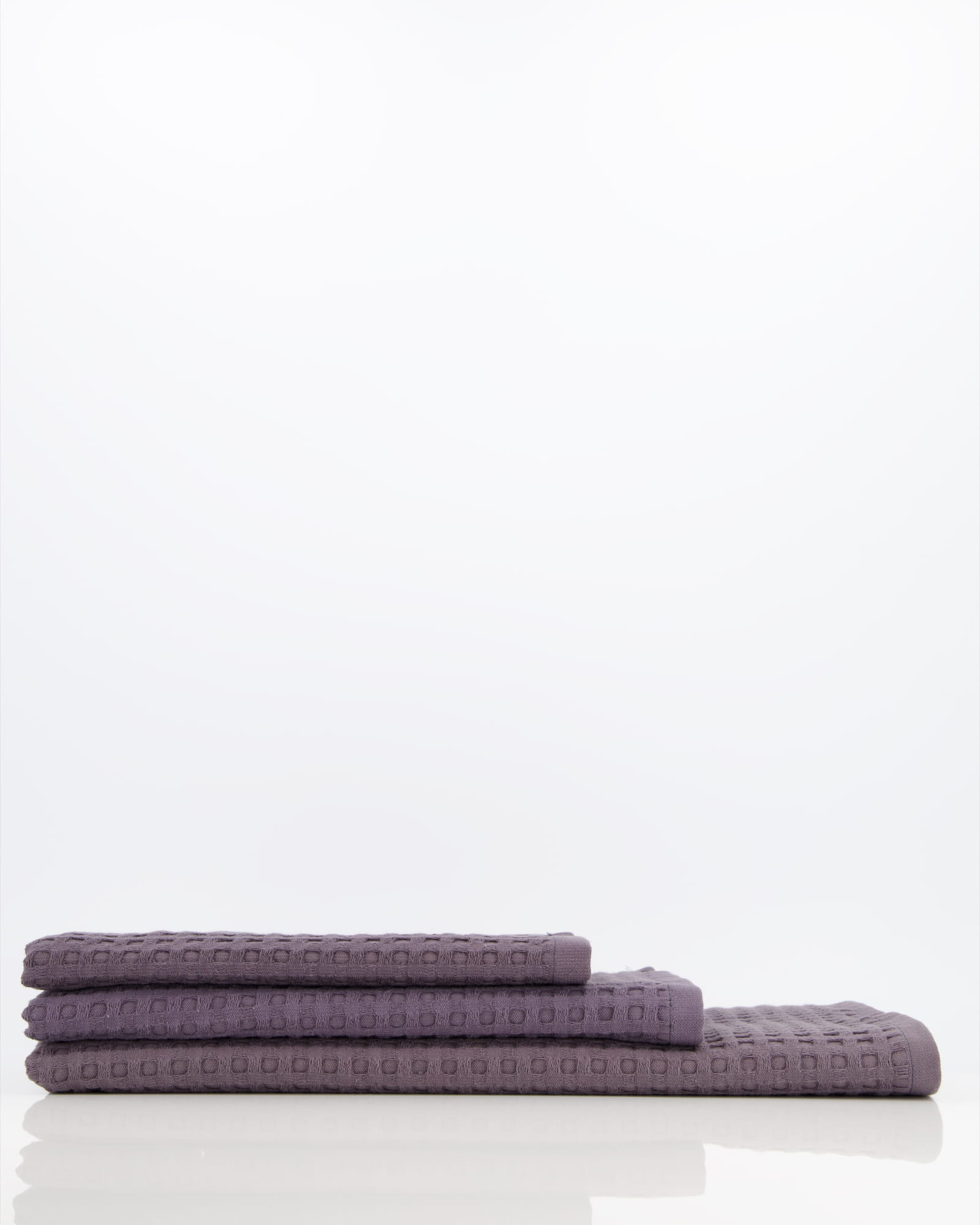Möve - Waffelpiquée - Farbe: graphite - 842 (1-0605/8762) - Handtuch 50x100 cm
