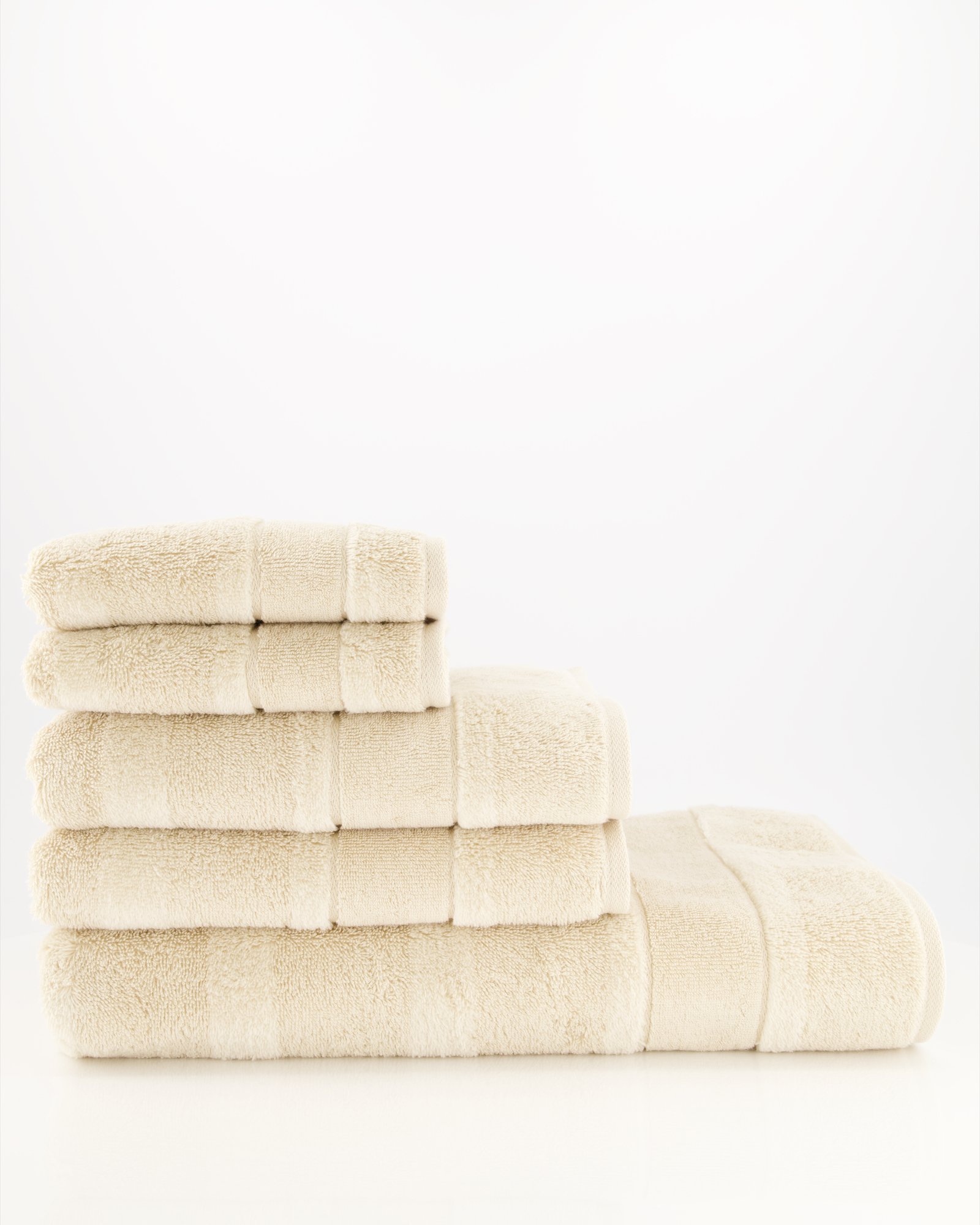 Cawö Handtücher Noblesse2 Uni 1002 beige - 370 - Waschhandschuh 16x22 cm