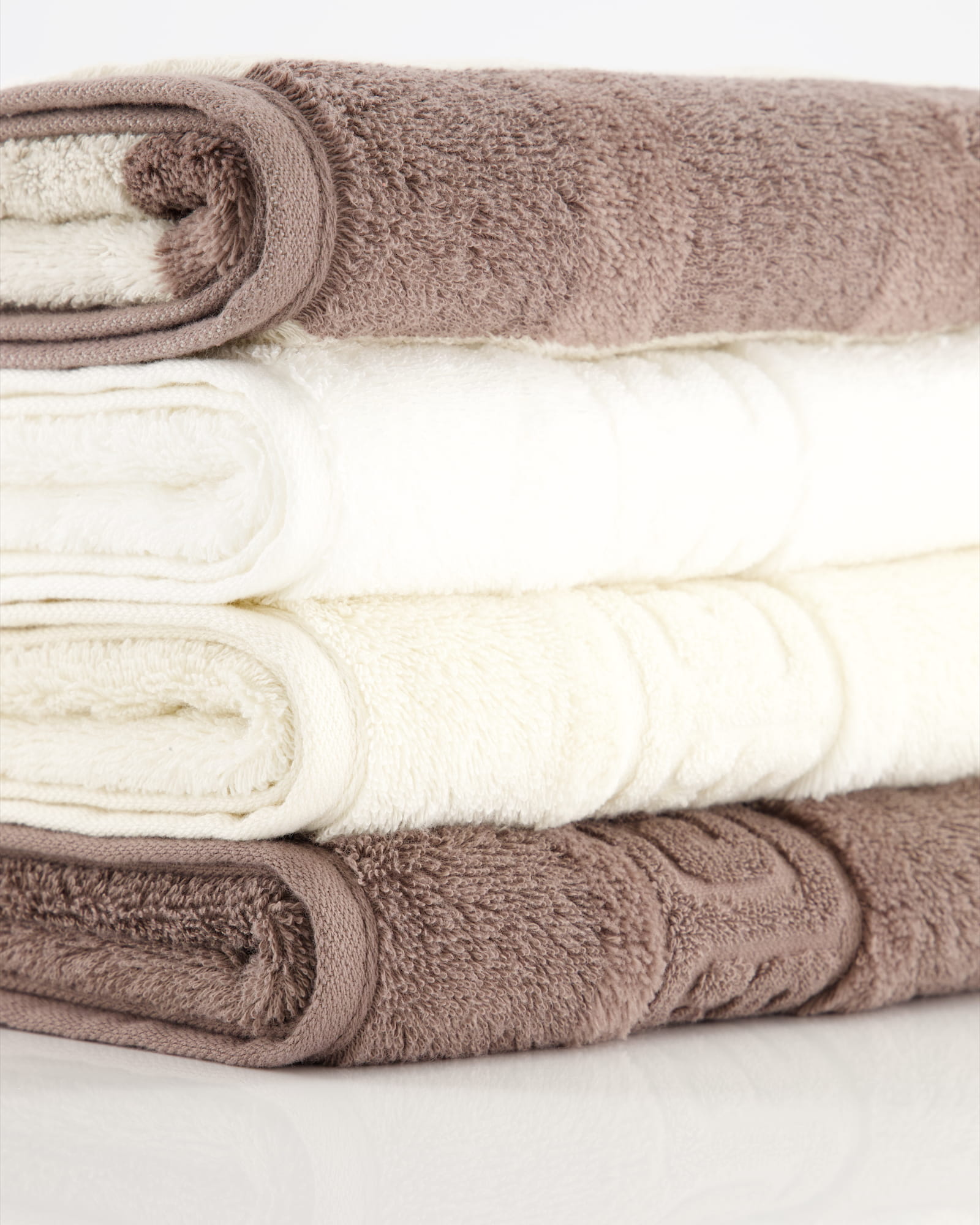 Cawö Handtücher Noblesse Stripe 1087 walnuss - 30 - Duschtuch 80x150 cm