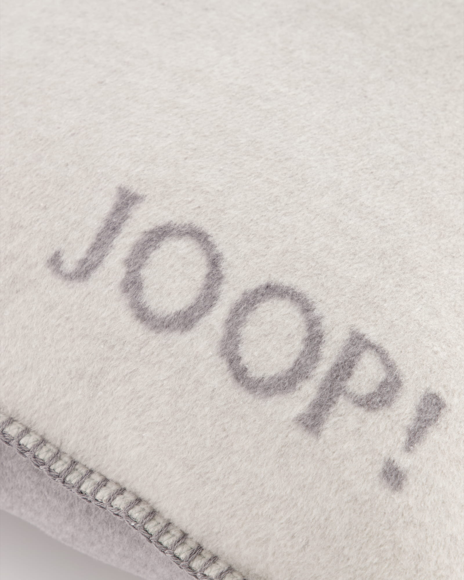 JOOP! Kissenhülle Uni-Doubleface - Größe: 50x50 cm - Farbe: Rauch-Graphit