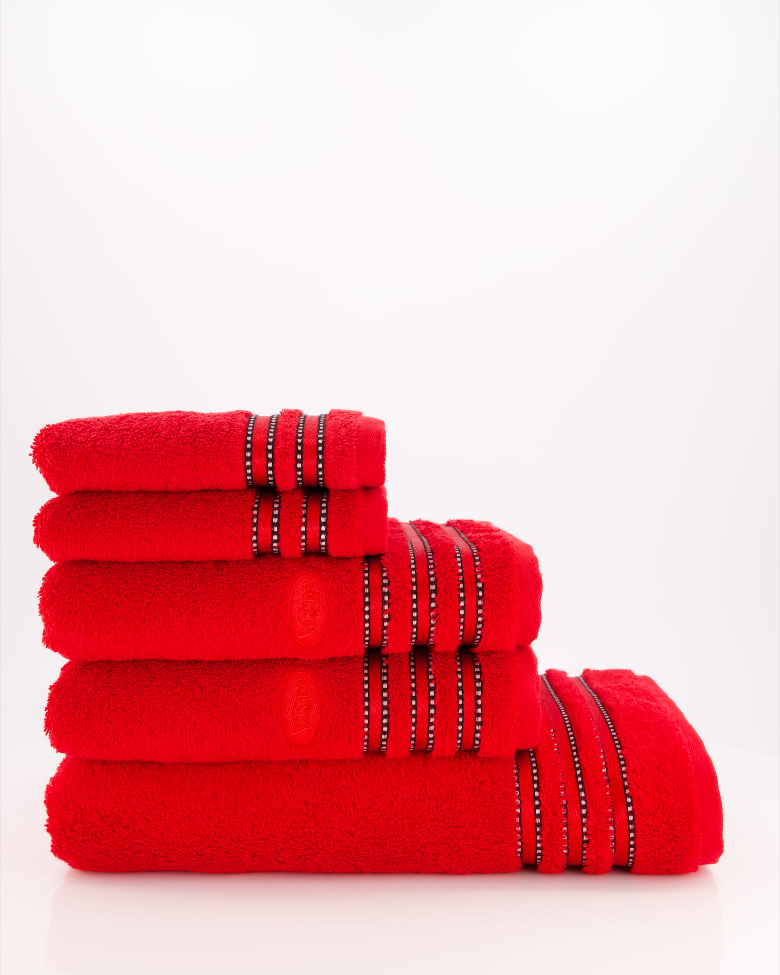 Vossen Cult de Luxe - Farbe: purpur - 3705 - Seiflappen 30x30 cm