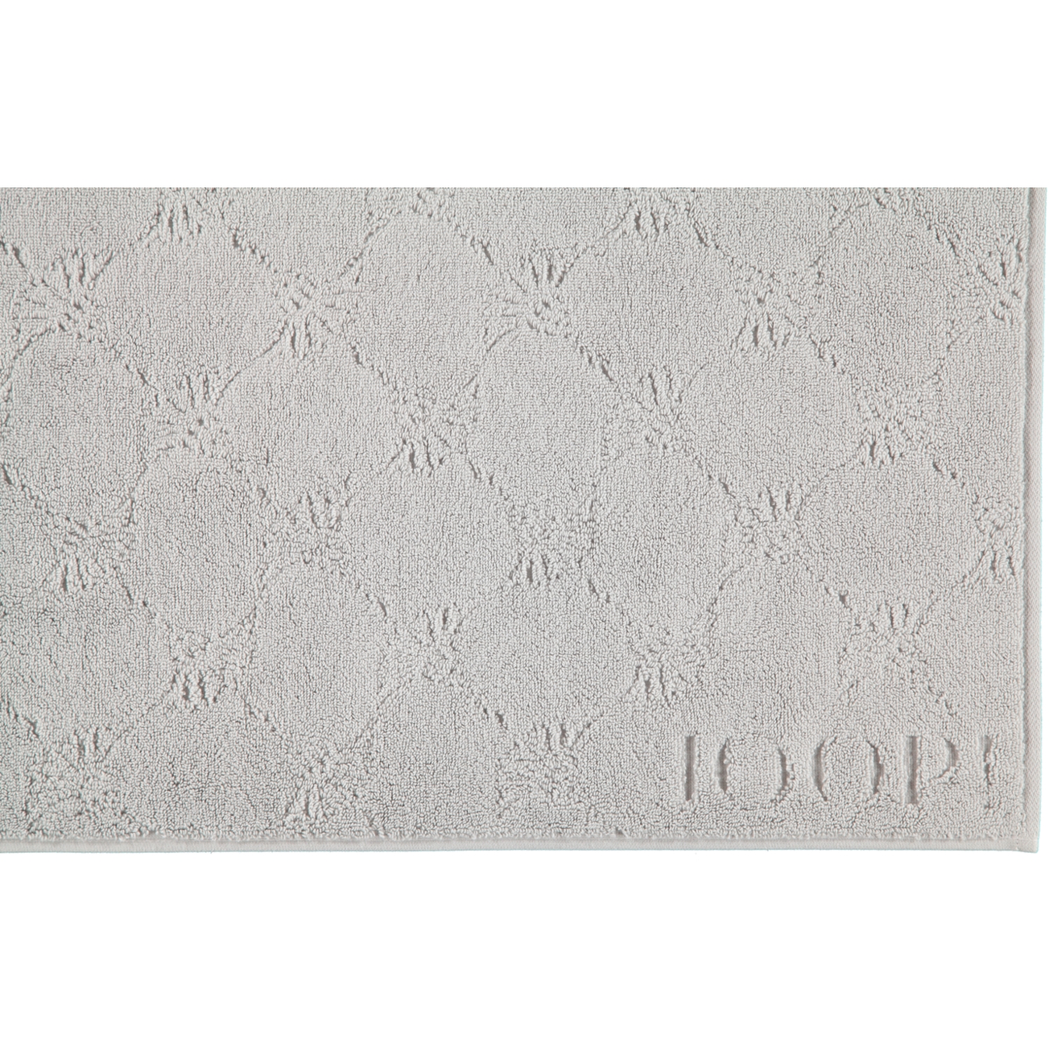 JOOP Uni Cornflower Badematte 1670 - 50x80 cm - Farbe: platin - 705