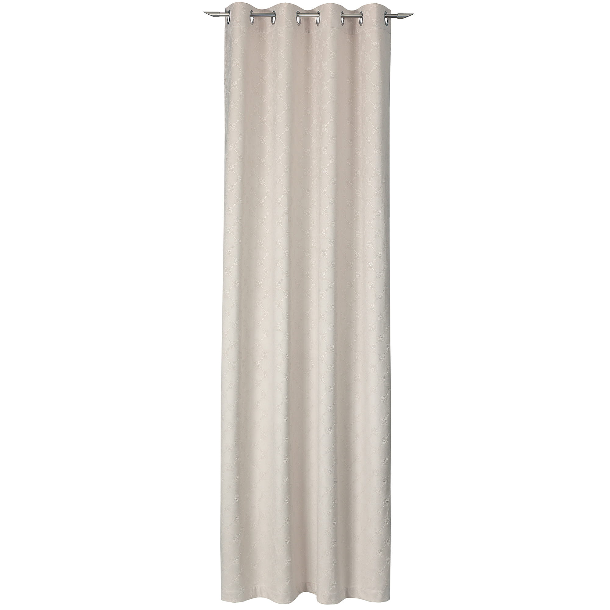 JOOP! Vorhang Gardine Emboss mit Ösen - Größe: 140x250 cm - Farbe: Natur - 030