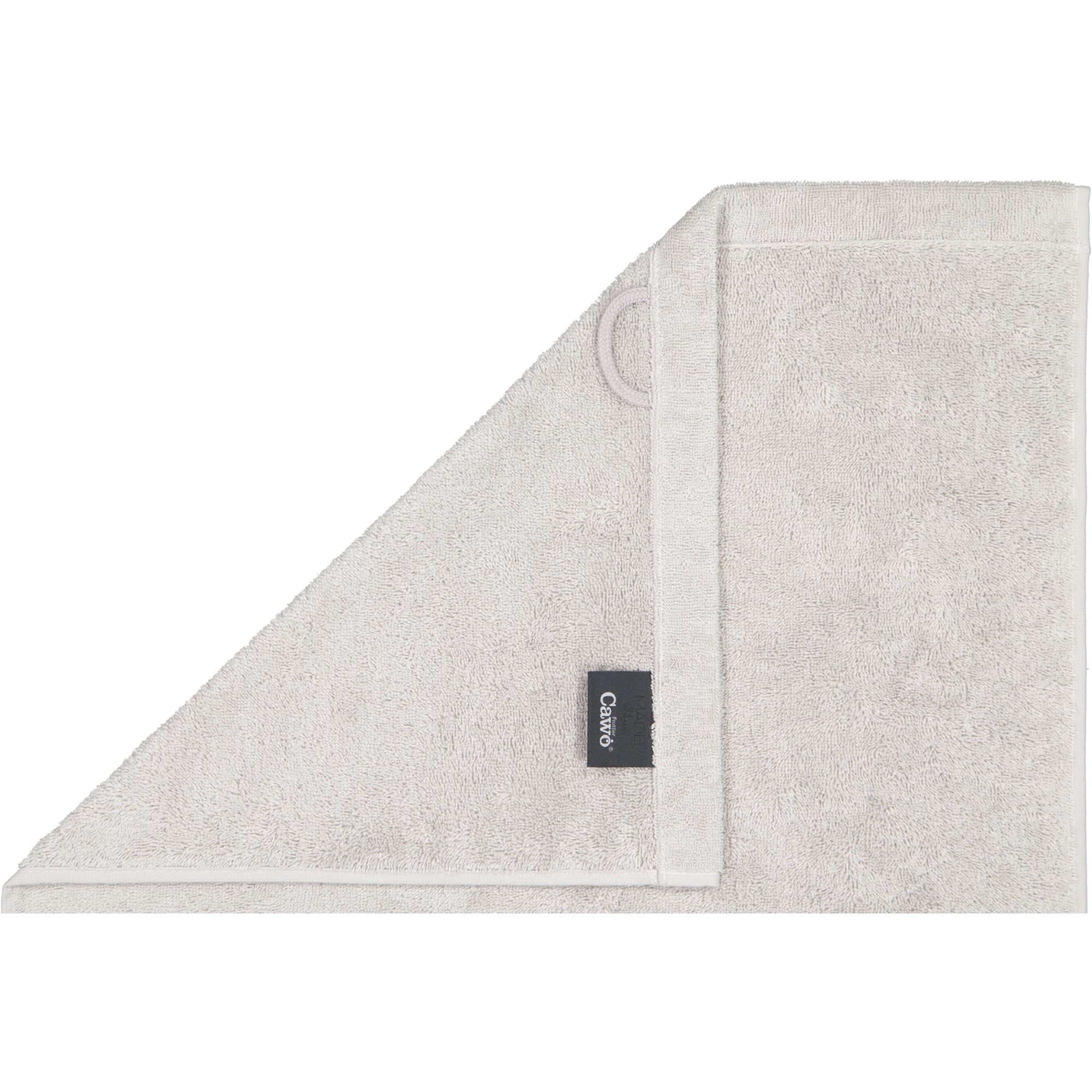 Cawö Handtücher Lifestyle Uni 7007 platin - 705 - Seiflappen 30x30 cm