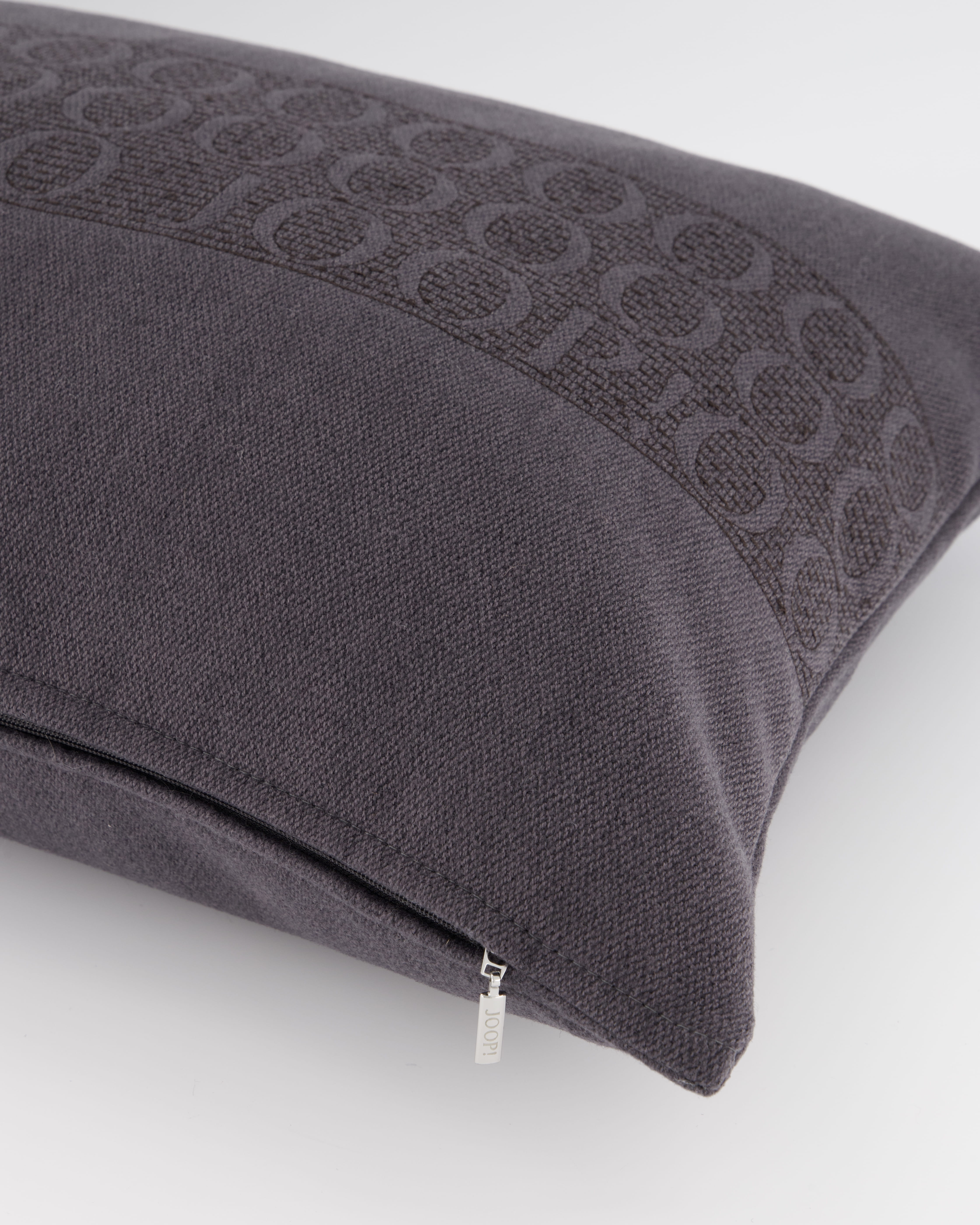 JOOP! Kissenhüllen Signature Stripes Anthrazit - 012 - 40x60 cm