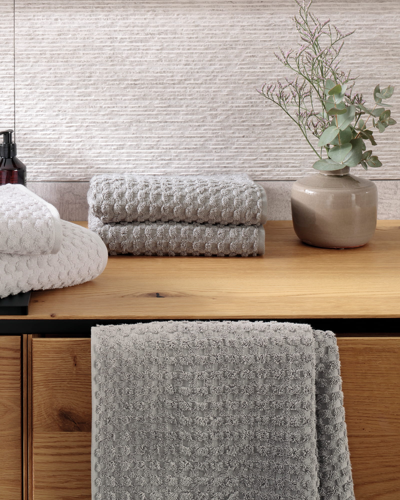 Cawö Handtücher Pure Elements 6510 mineral - 748 - Gästetuch 30x50 cm