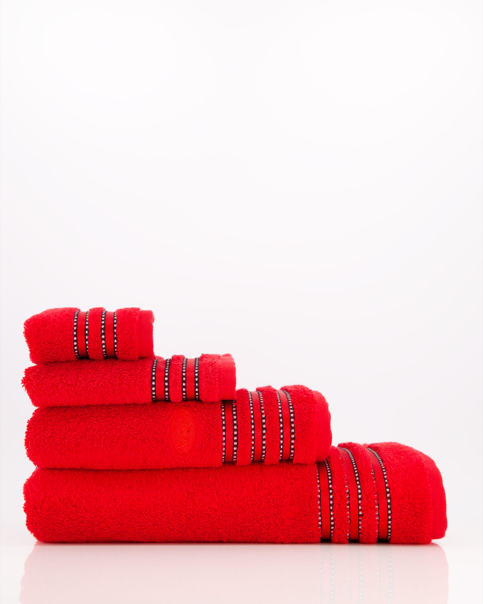 Vossen Cult de Luxe - Farbe: purpur - 3705 - Seiflappen 30x30 cm