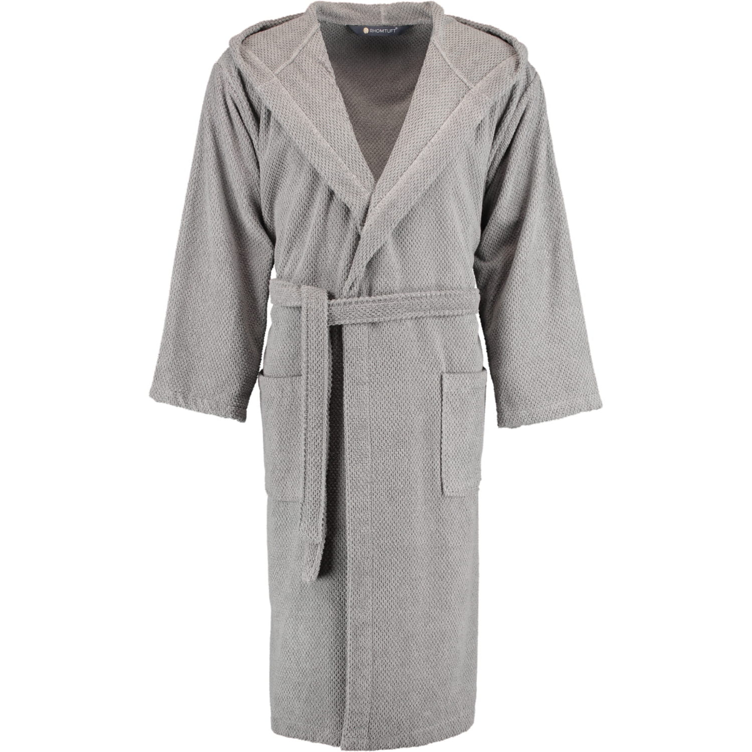 Rhomtuft - Bademantel Baronesse unisex - Farbe: kiesel - 85
