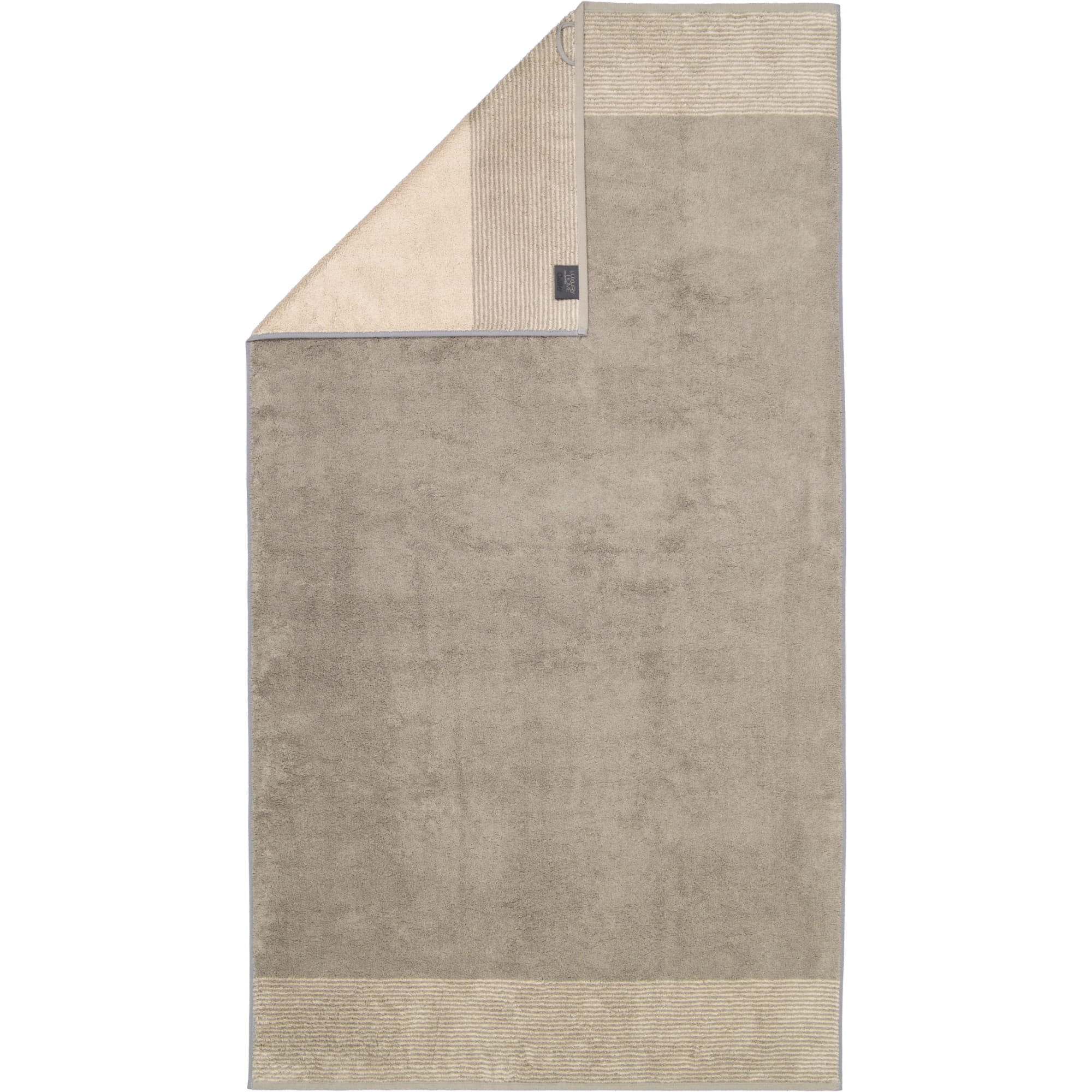 Cawö - Luxury Home Two-Tone 590 - Farbe: graphit - 70 - Duschtuch 80x150 cm