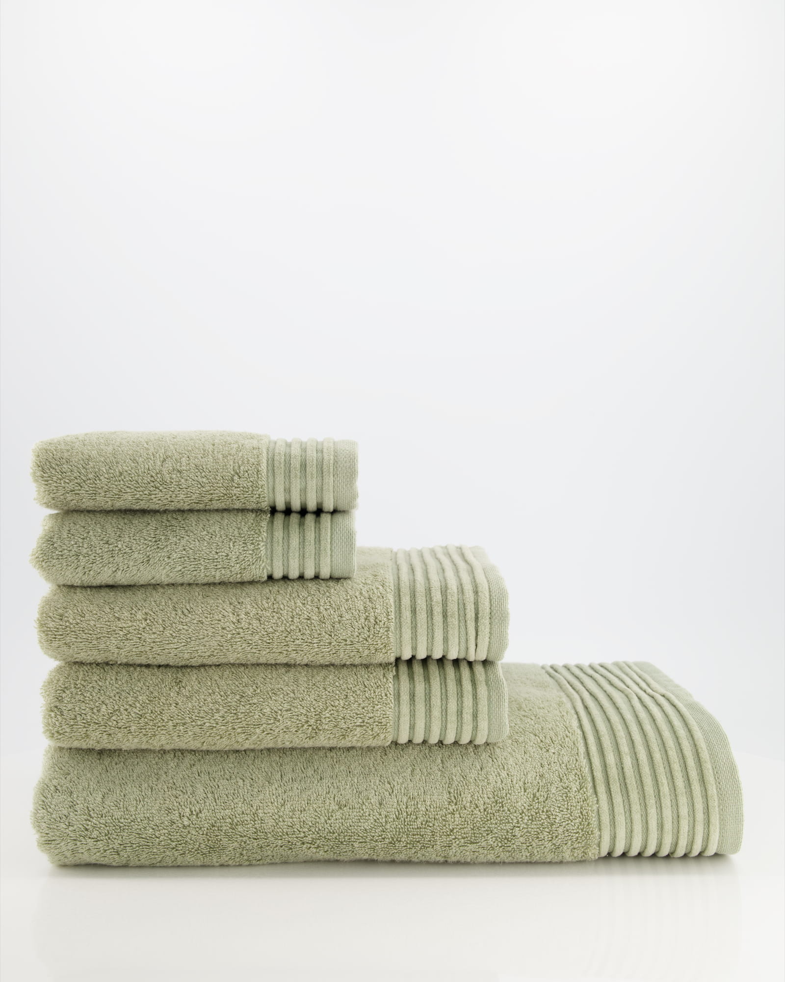 Möve Handtücher Loft moss - 690 - Seiflappen 30x30 cm