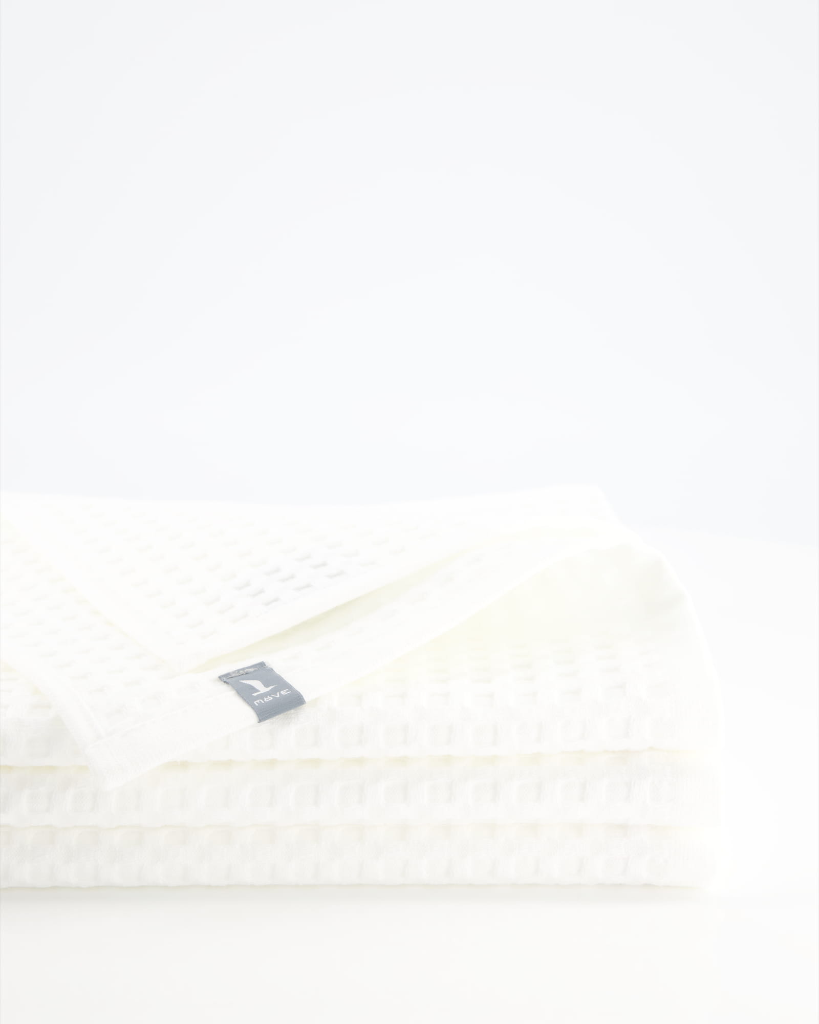 Möve - Waffelpiquée - Farbe: snow - 001 (1-0605/8762) - Handtuch 50x100 cm