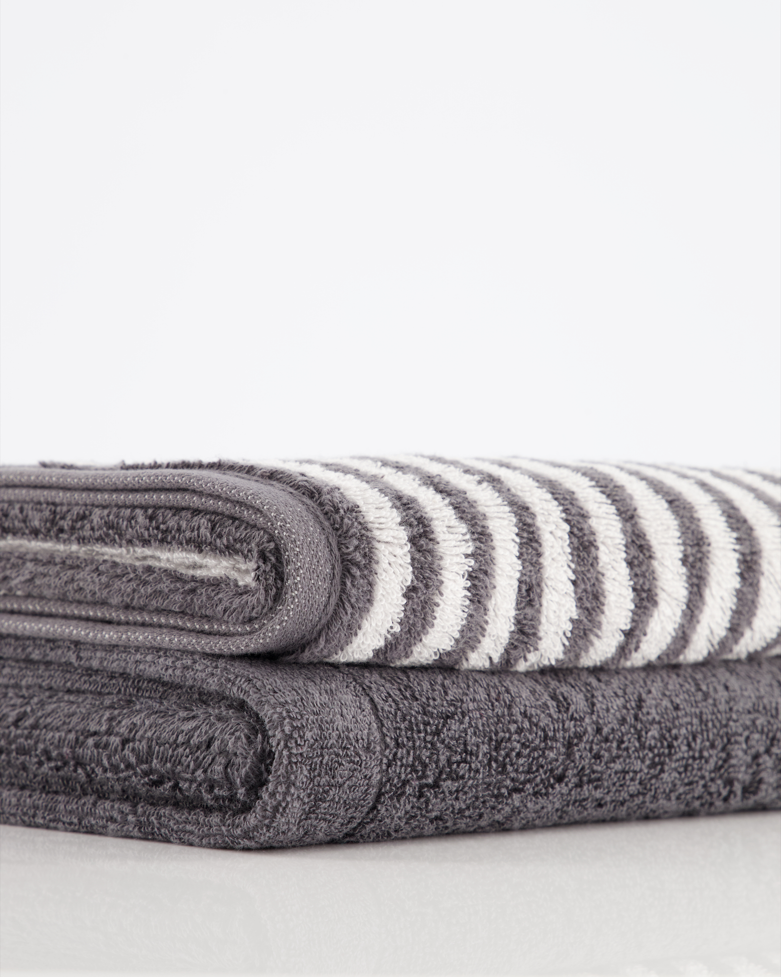 Cawö - Campus Ringel 955 - Farbe: anthrazit - 77 - Duschtuch 70x140 cm