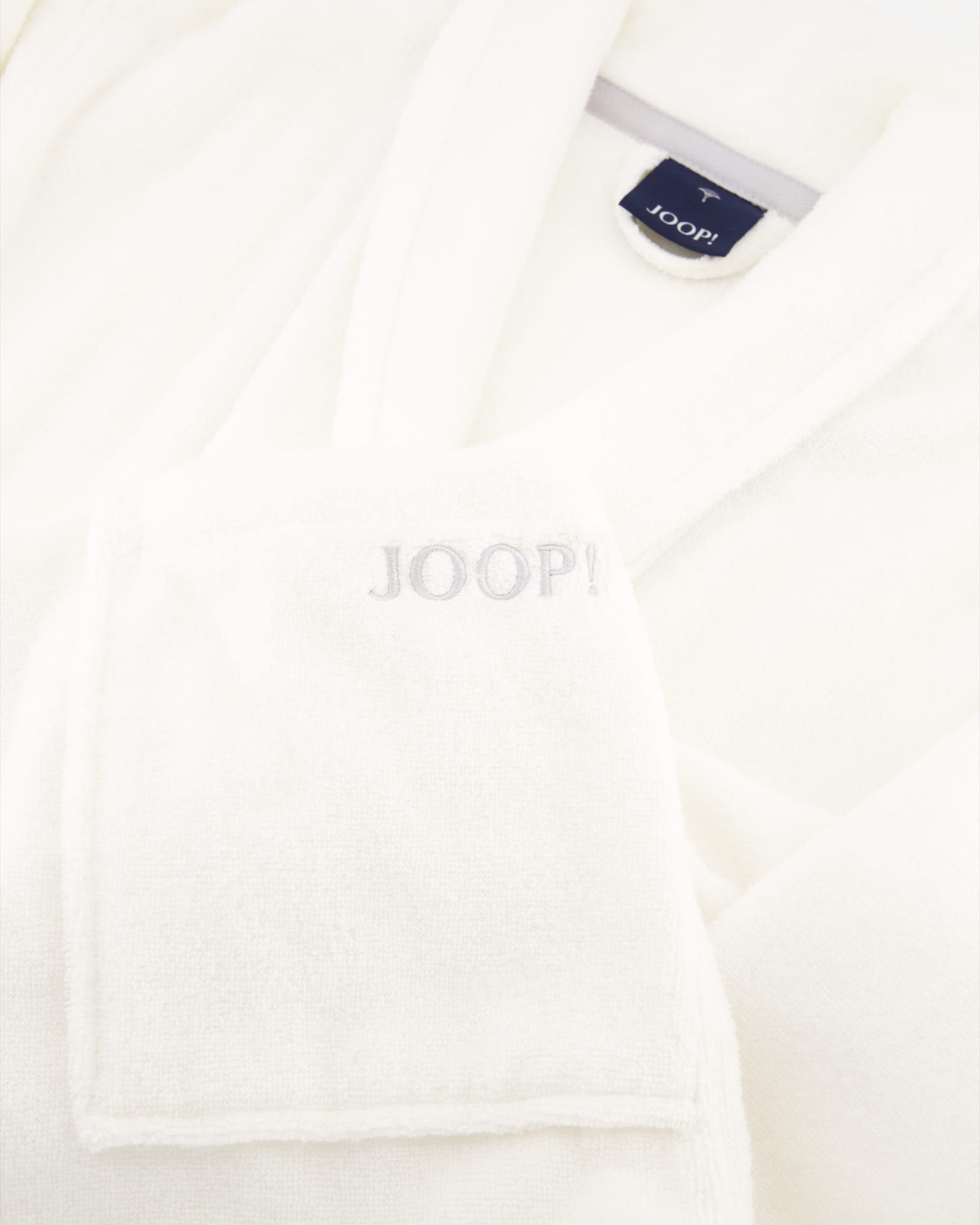 JOOP! Bademäntel Damen Schalkragen 1650 weiß - 600