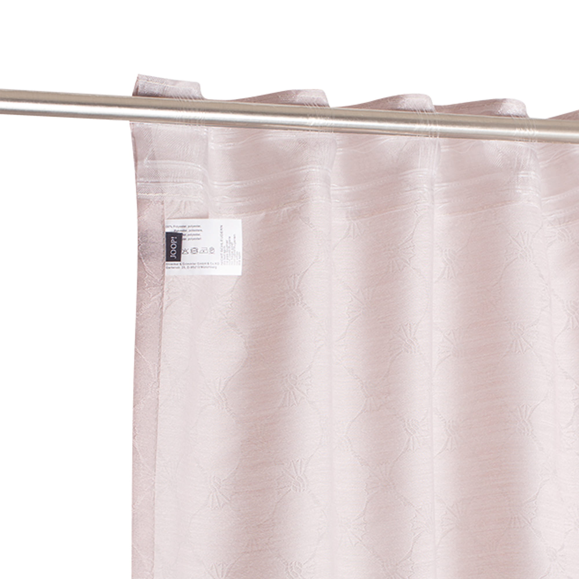 JOOP! Vorhang Gardine Glare - verdecktes Schlaufenband - Farbe: Rose - 075
