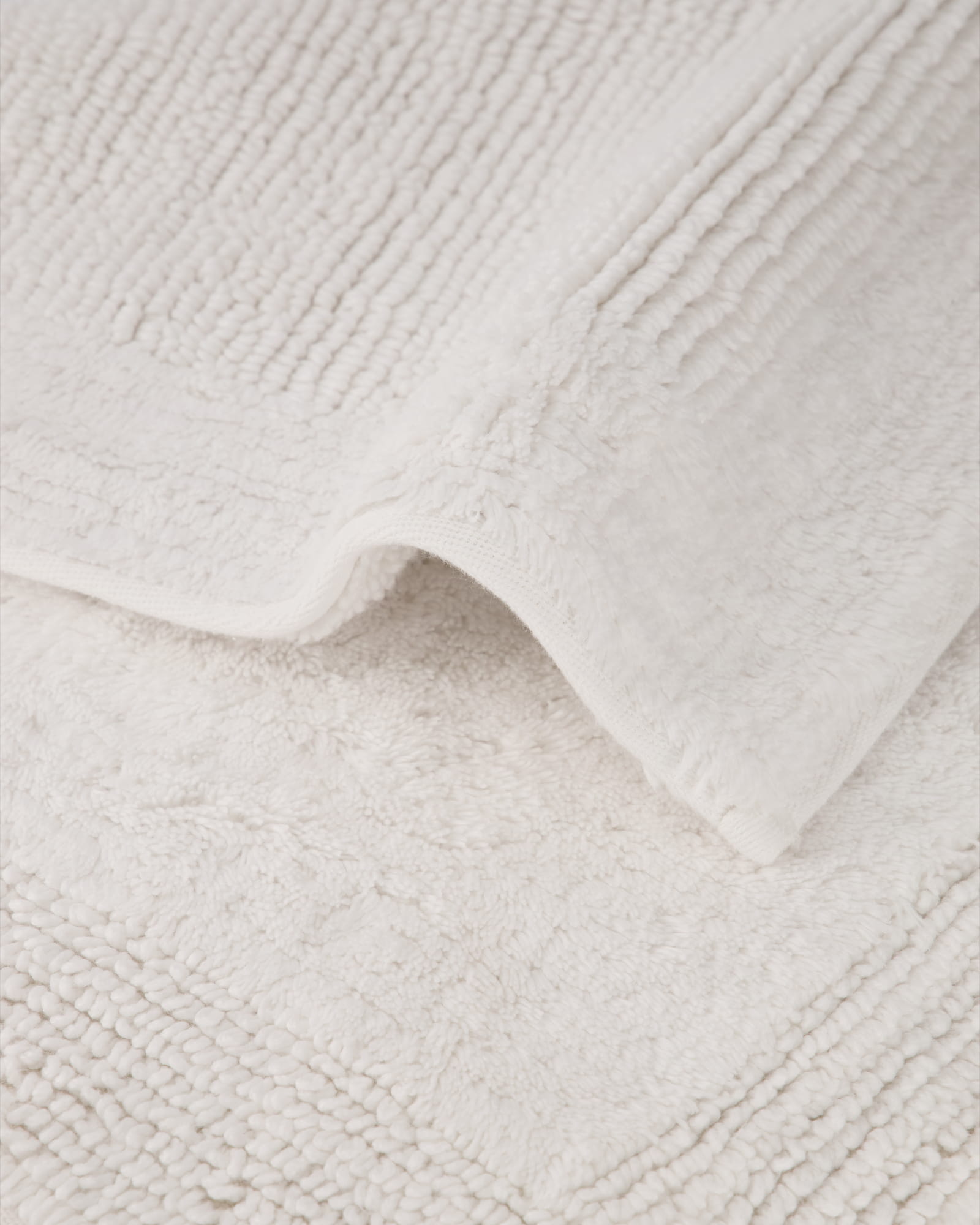 Villeroy & Boch - Badteppich Coordinates Charisma 2555 - Farbe: brilliant white - 600 - 60x60 cm