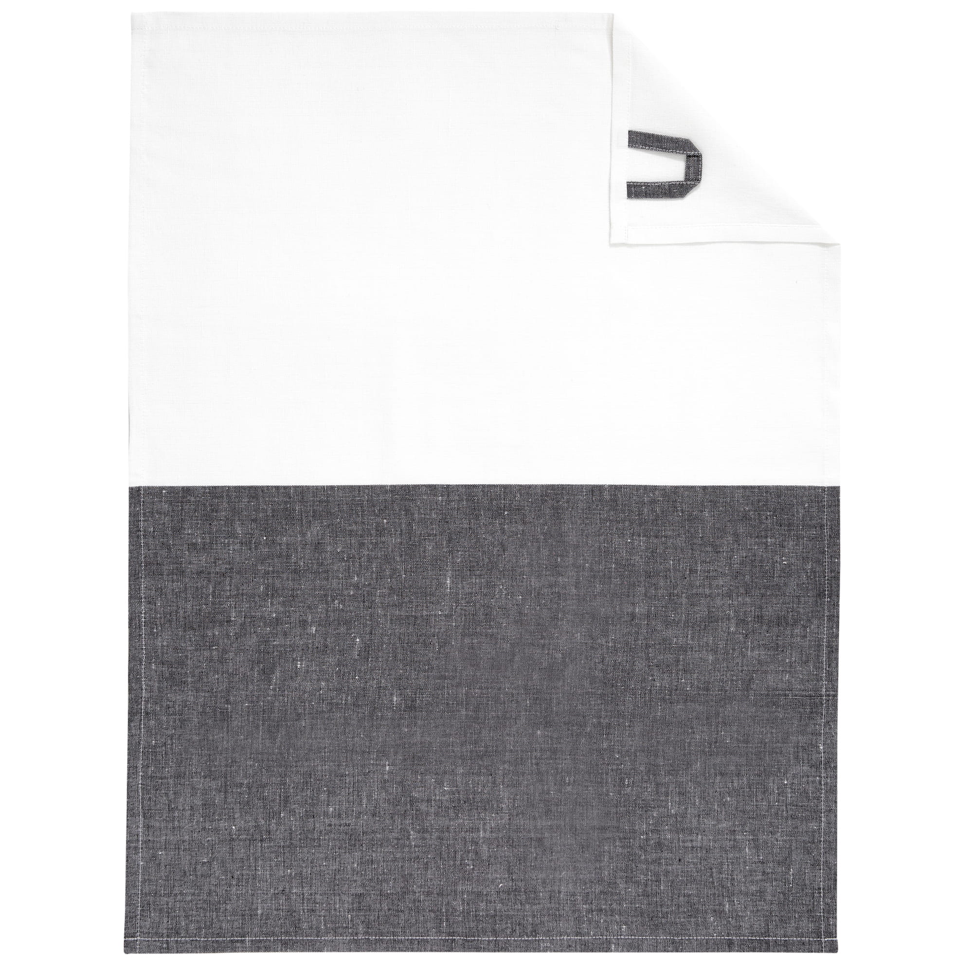 Cawö Home Geschirrtücher Cuisine Duo 535 schwarz/weiß - 96 - 50x70 cm