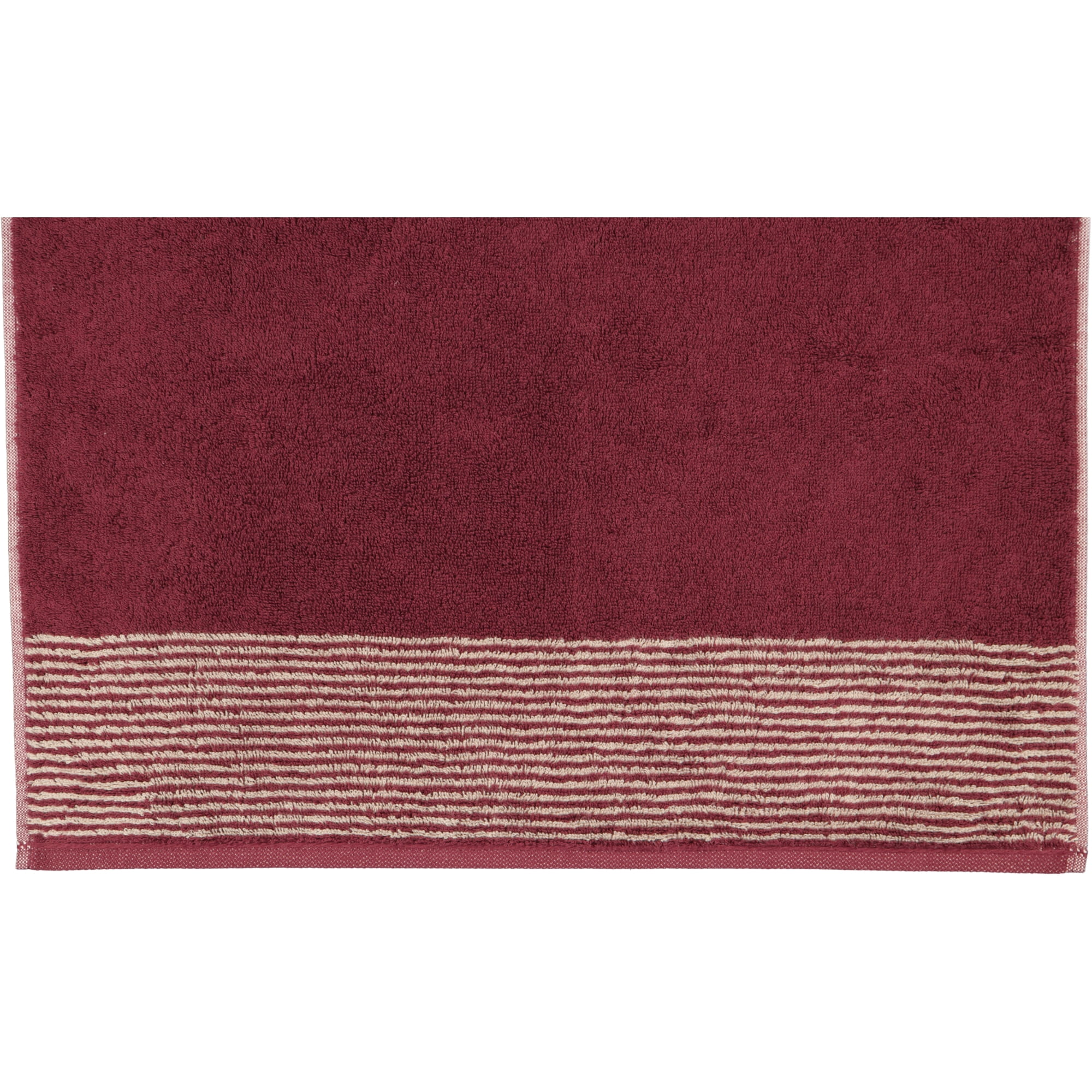 Cawö Handtücher Luxury Home Two-Tone 590 bordeaux - 23 - Waschhandschuh 16x22 cm