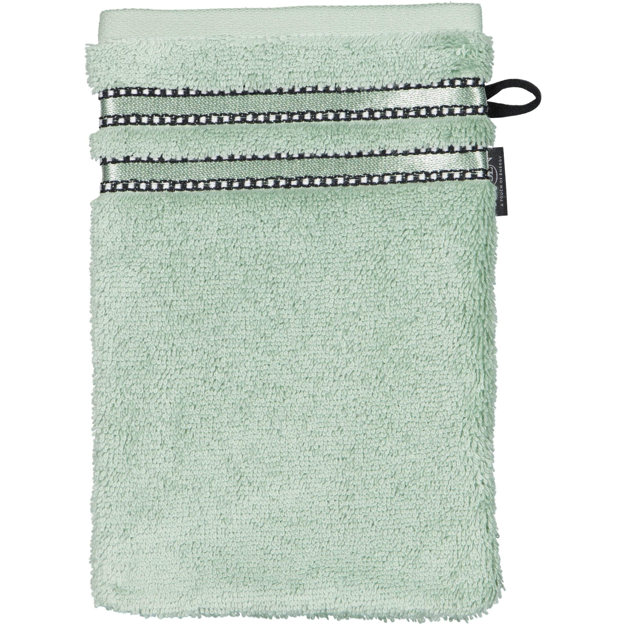 Vossen Handtücher Cult de Luxe soft green - 5305 - Waschhandschuh 16x22 cm