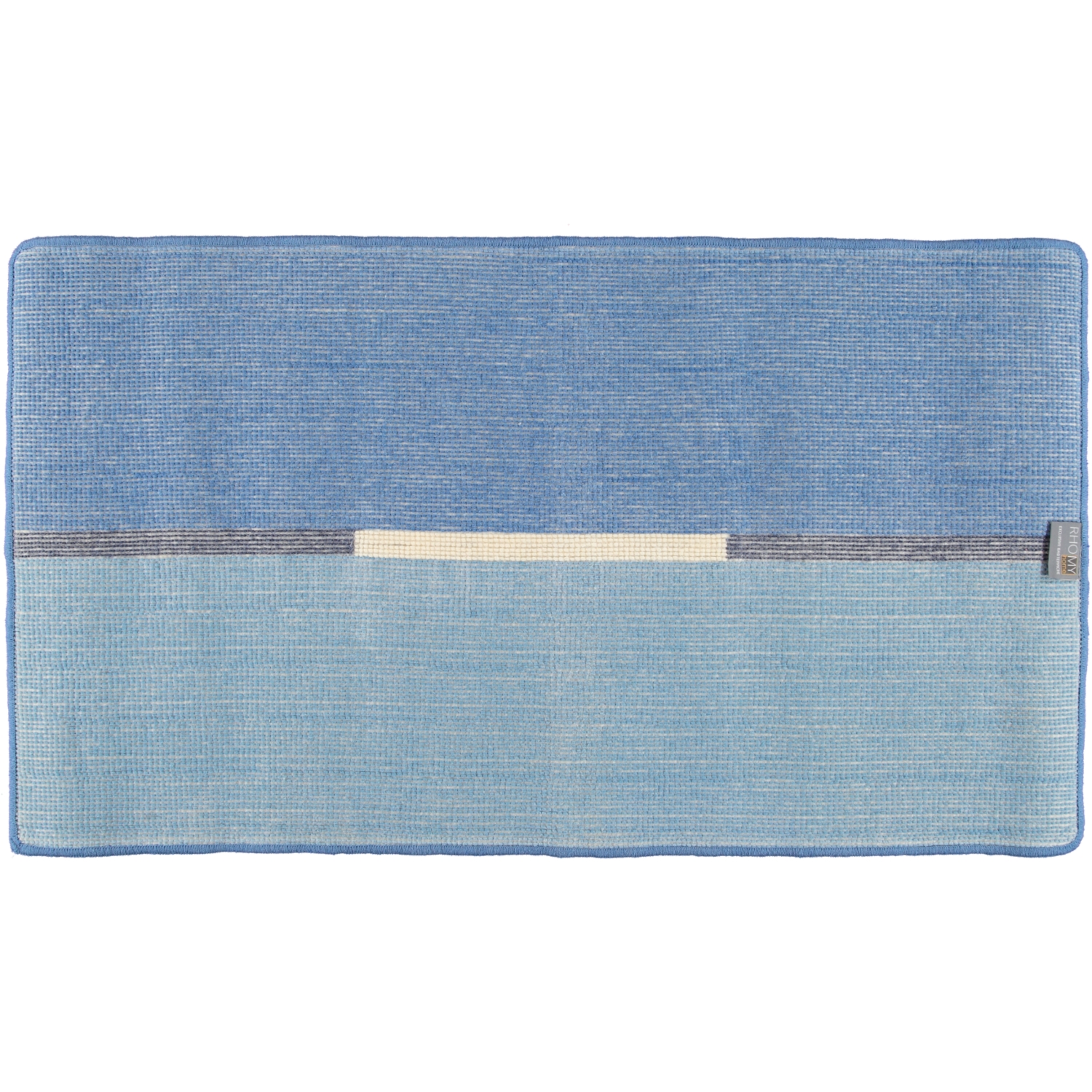 Rhomtuft RHOMY - Badteppich Mira 257 - Farbe: ocean - 323 - 65x115 cm