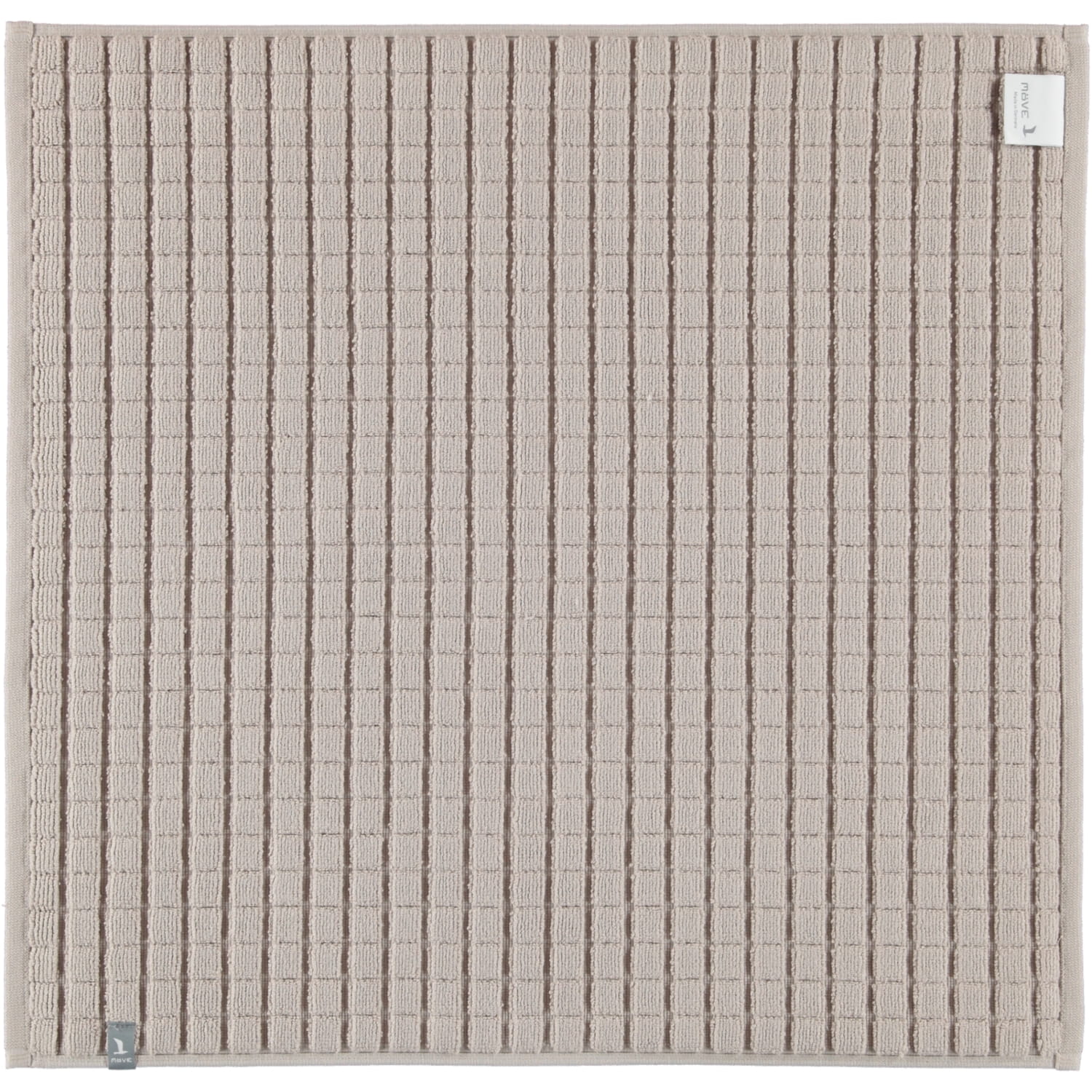Möve Badteppich - Piquee - Größe: 60x60 cm - Farbe: cashmere - 713 (1-0798/8127)