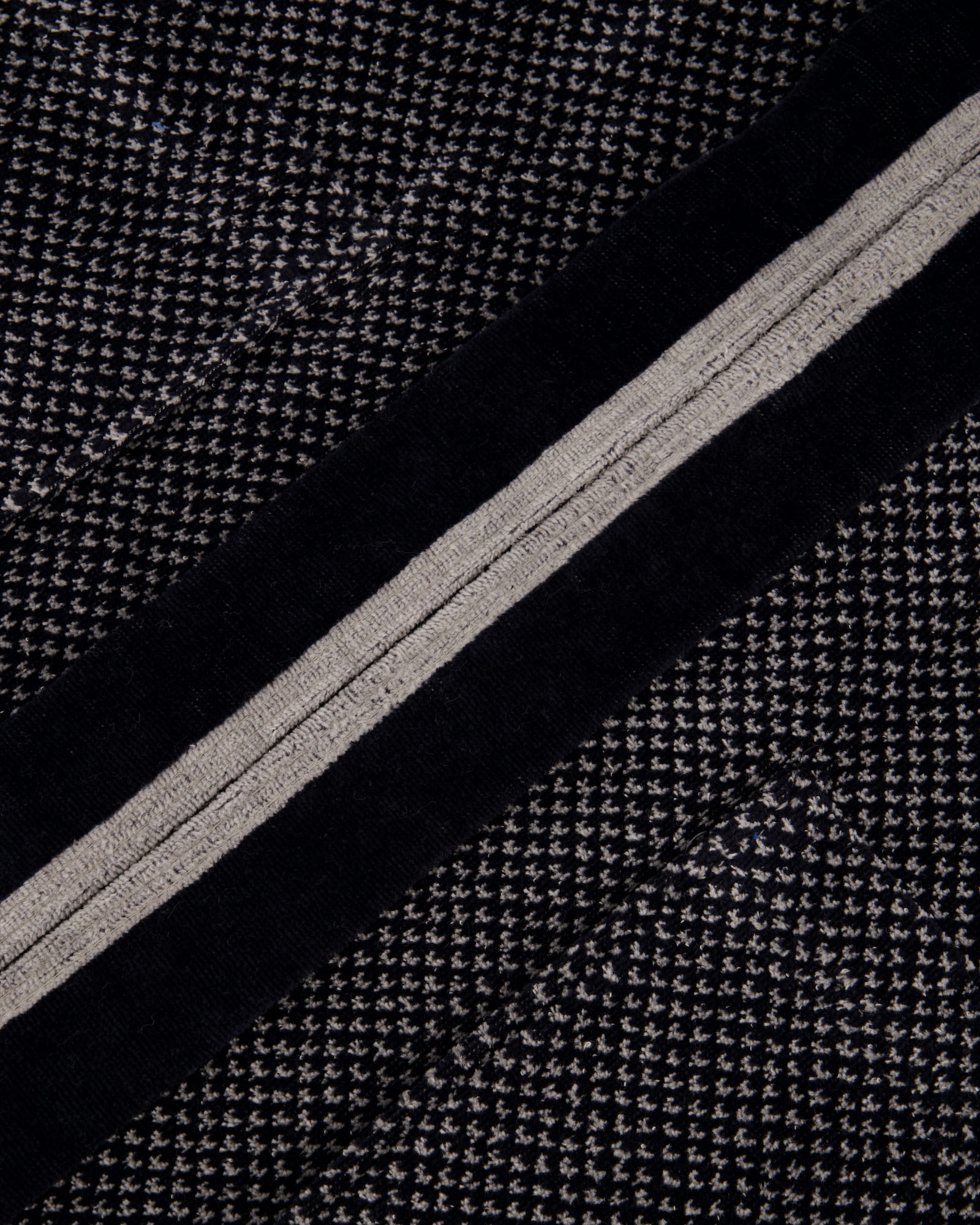 Cawö - Herren Bademantel Kimono 4839 - Farbe: silber/schwarz - 79 - M