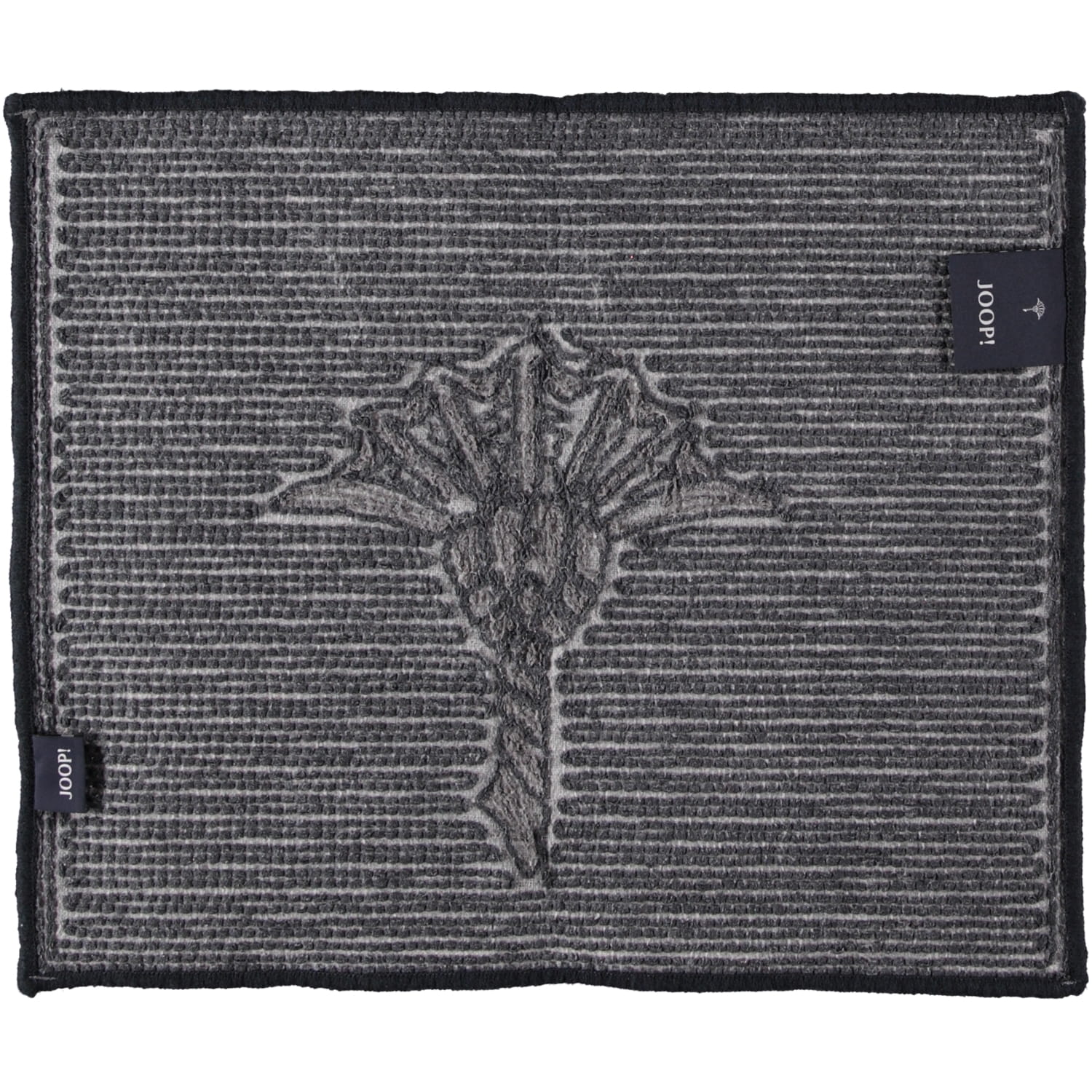 JOOP! Badteppich Cornflower 65 - Farbe: Schwarz - 015 - 50x60 cm