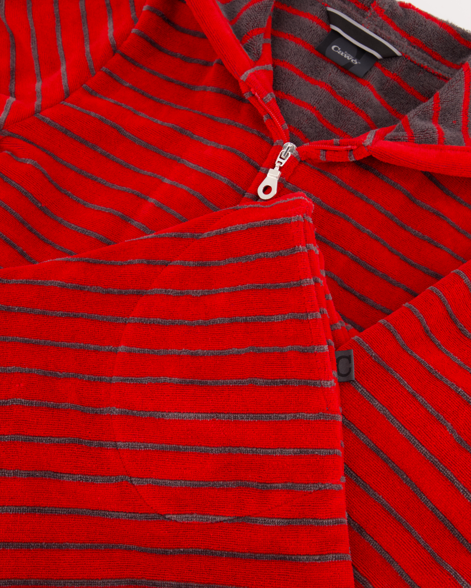 Cawö Bademäntel Damen Kapuze Shades 1492 rot - 27