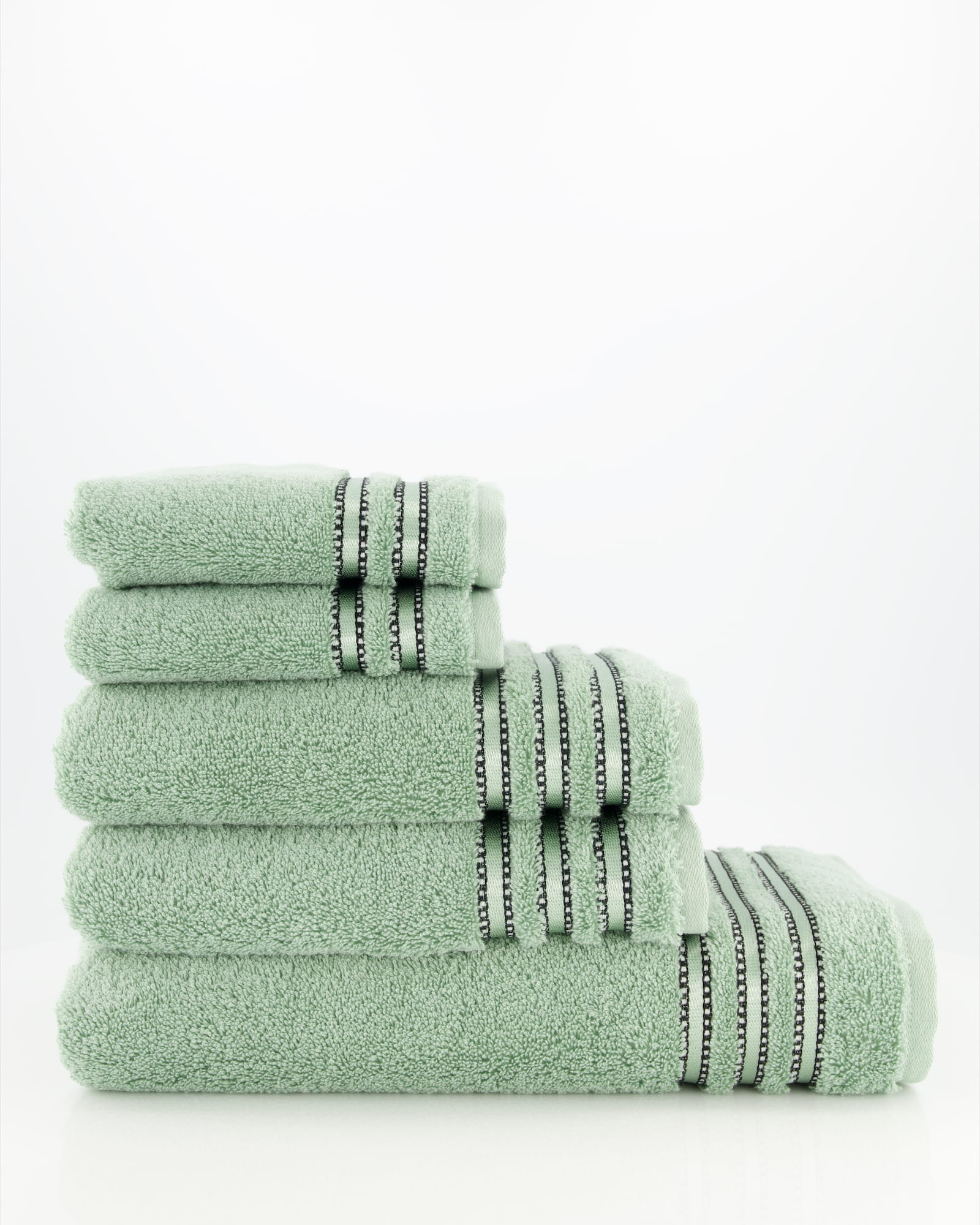 Vossen Handtücher Cult de Luxe soft green - 5305 - Waschhandschuh 16x22 cm