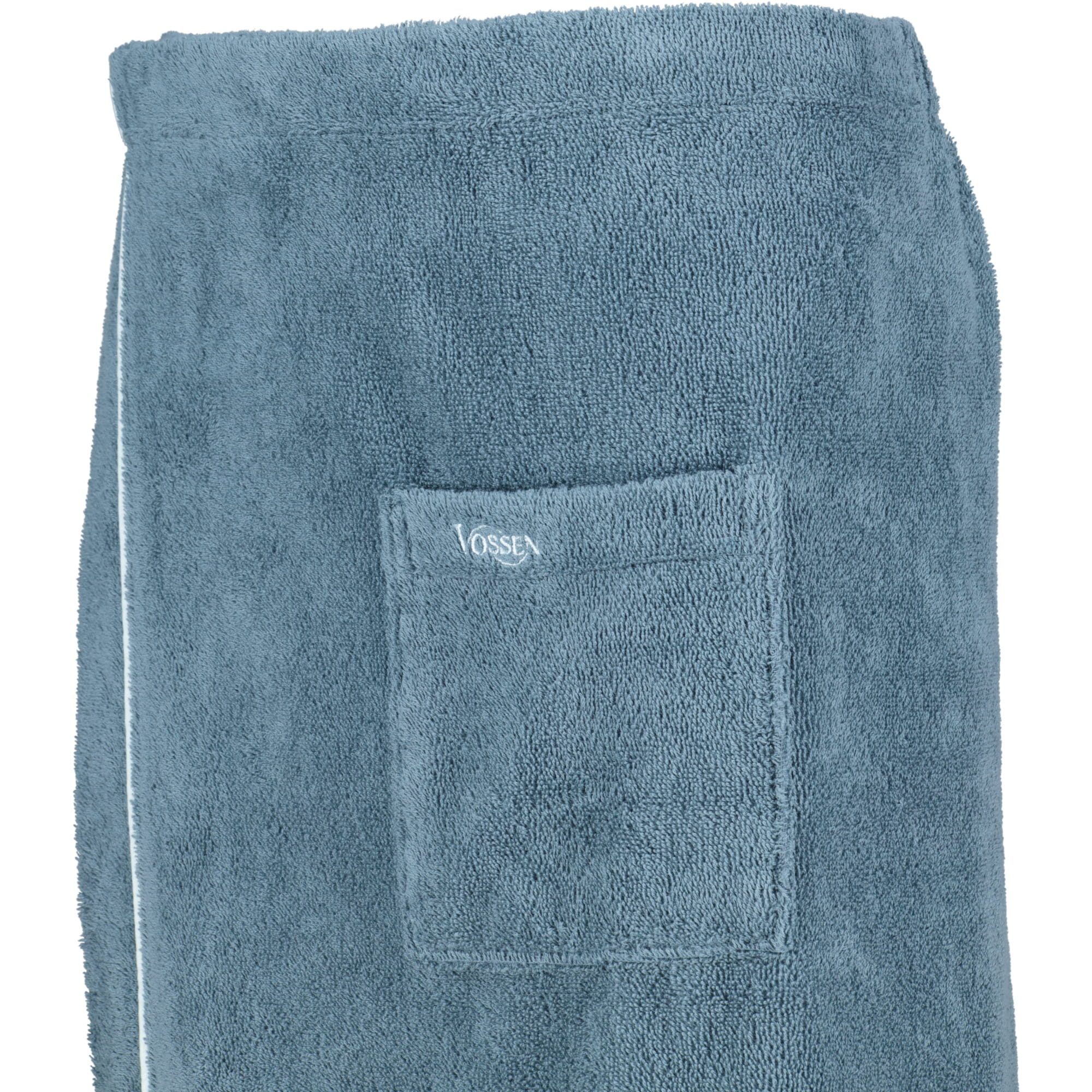 Vossen Saunakilts Herren Lars cadet blue - 7510 - 60x160 cm