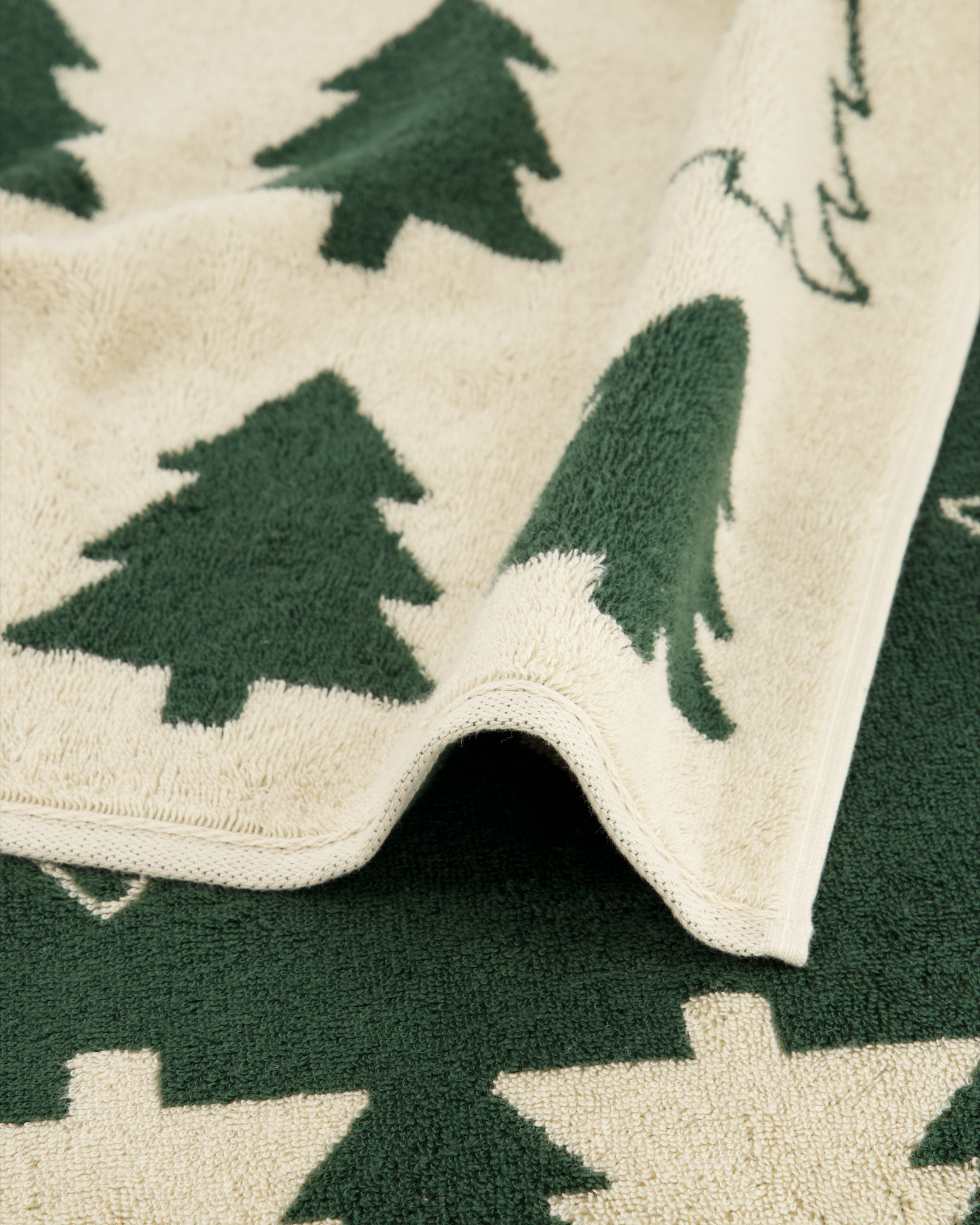 Cawö Handtücher Christmas Edition Tannenbäume 794 natur-grün - 34