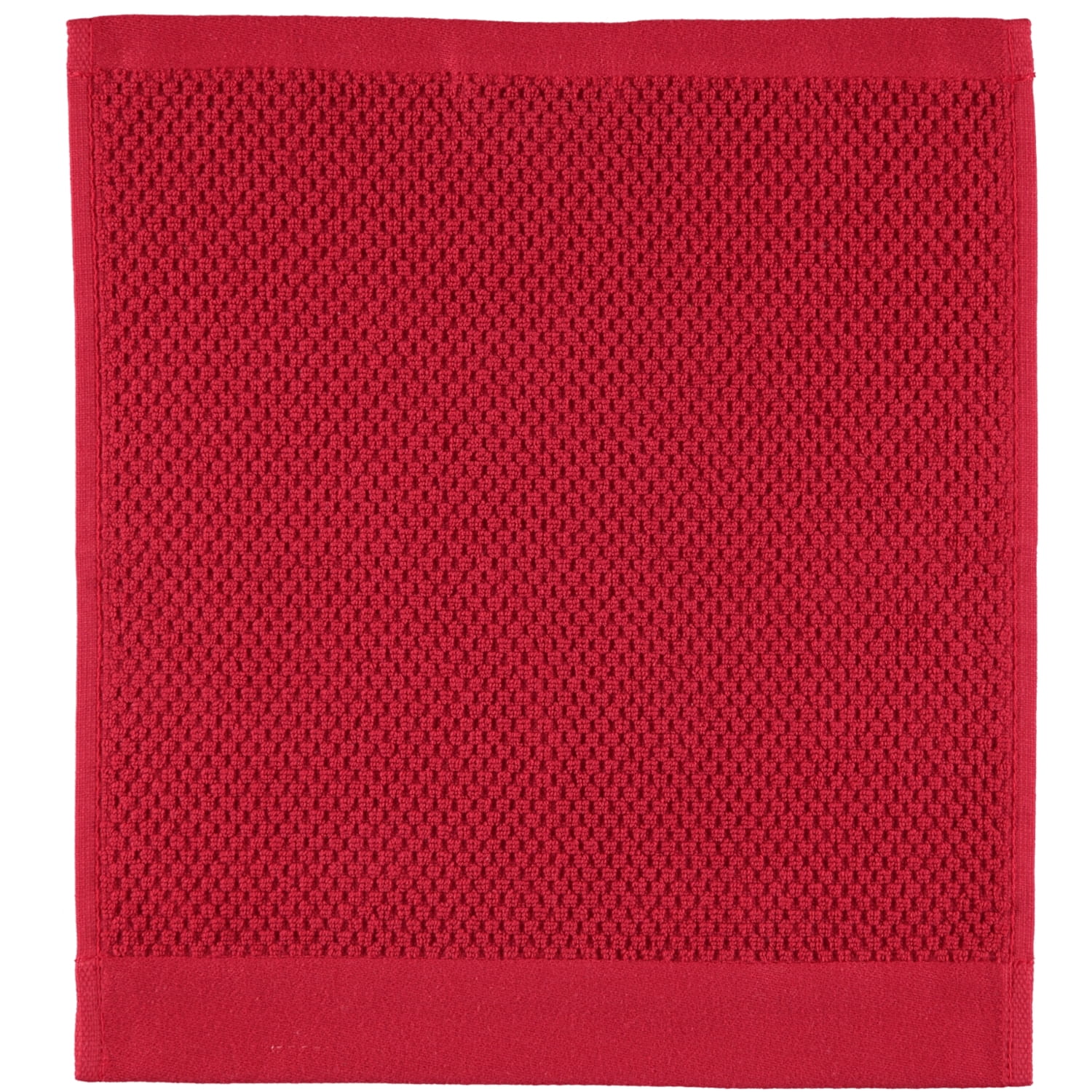 Rhomtuft - Handtücher Baronesse - Farbe: cardinal - 349 - Seiflappen 30x30 cm