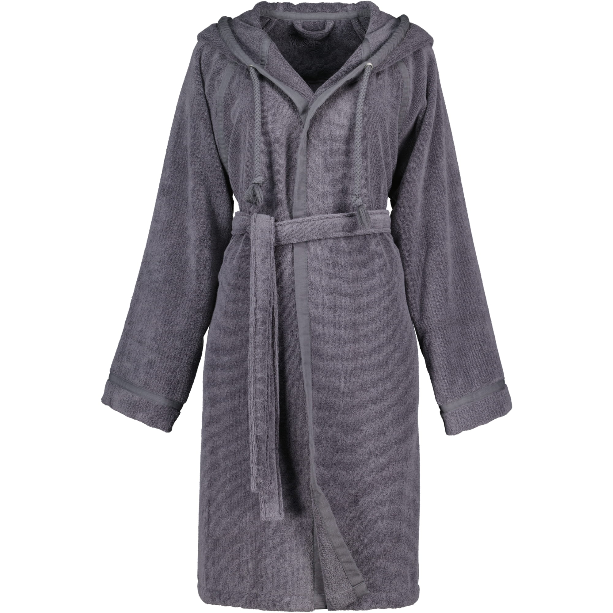 Vossen Bademäntel Damen Kurzmantel mit Kapuze Jive graphit - 7660
