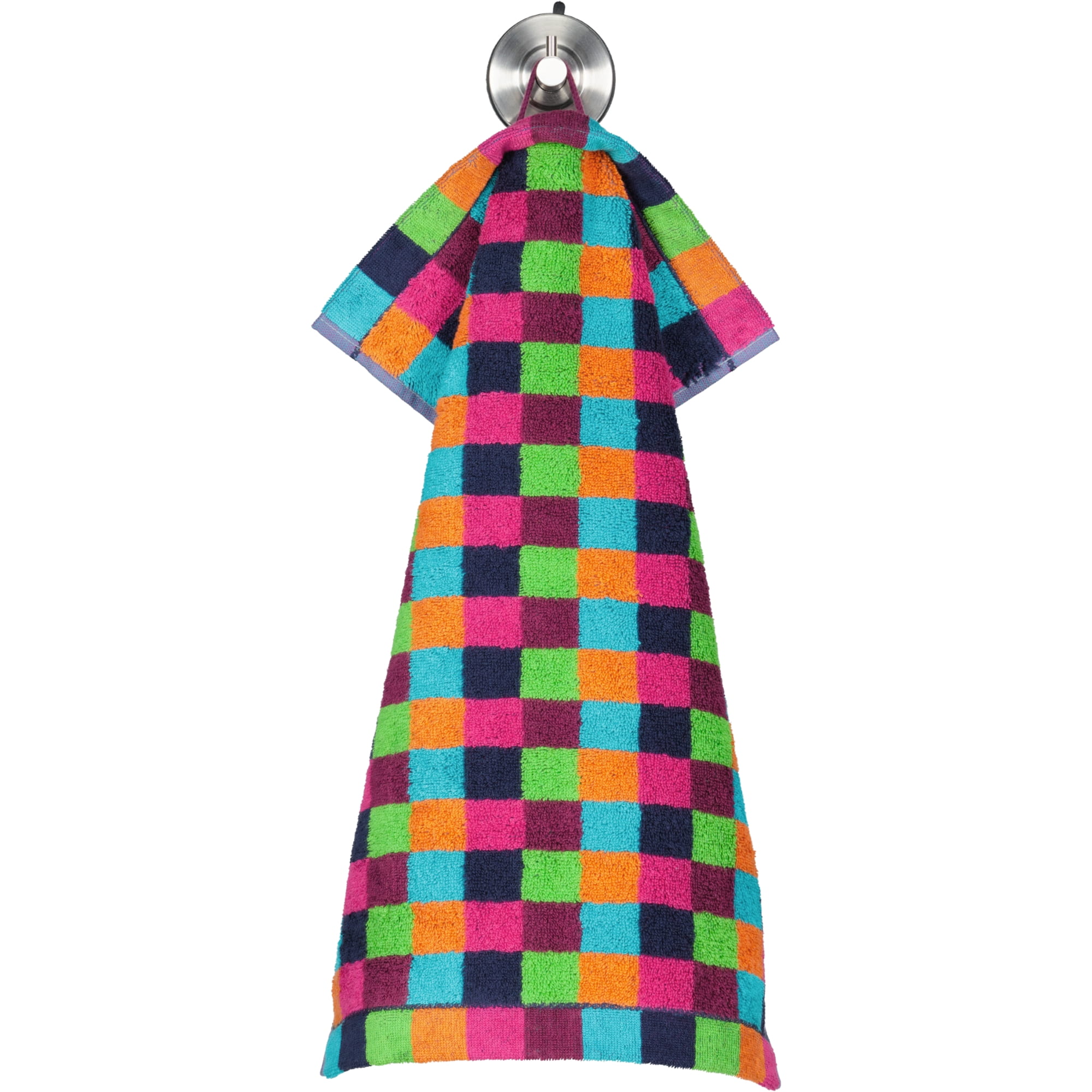 Cawö - Life Style Karo 7047 - Farbe: 84 - multicolor - Gästetuch 30x50 cm
