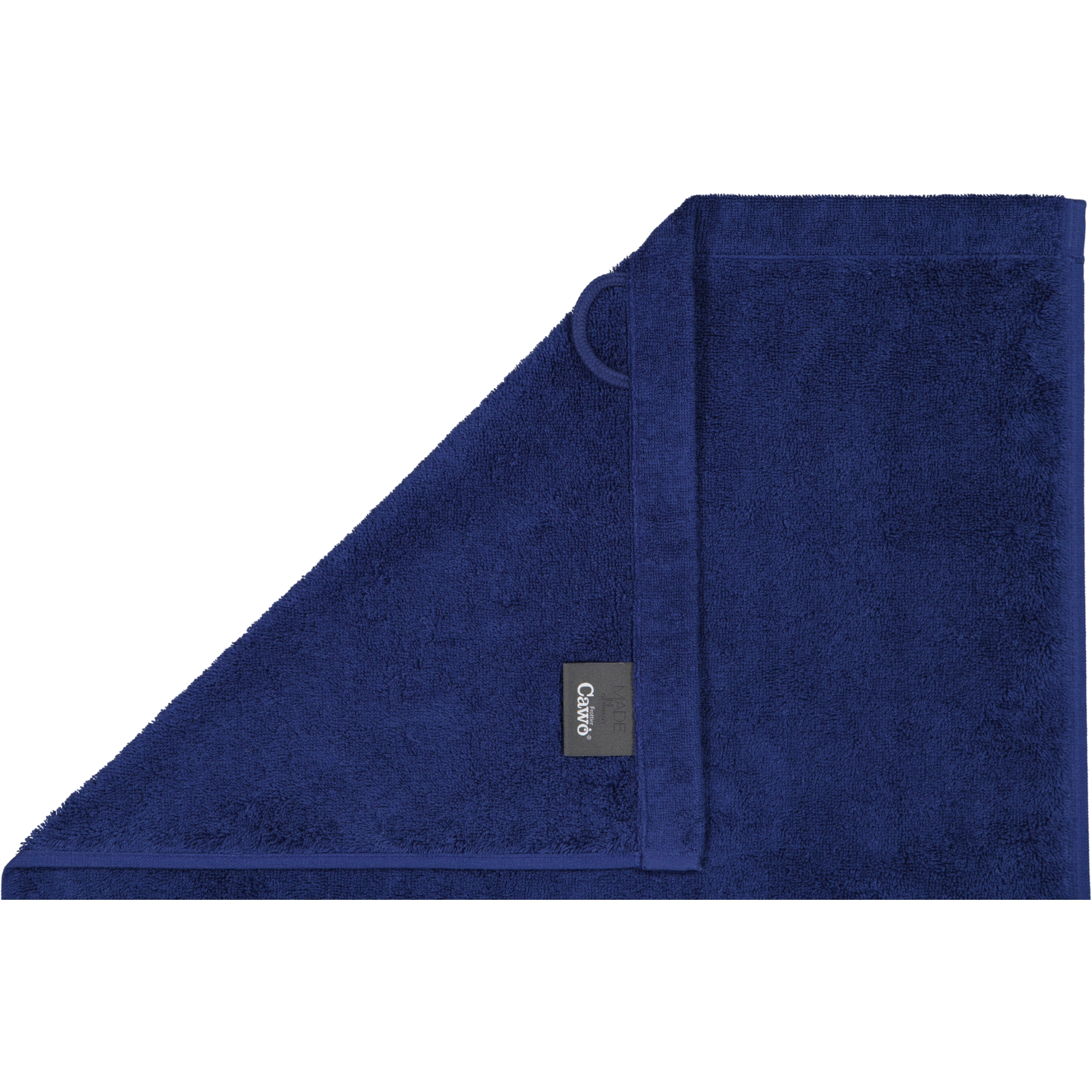 Cawö Handtücher Lifestyle Uni 7007 navy - 133 - Seiflappen 30x30 cm