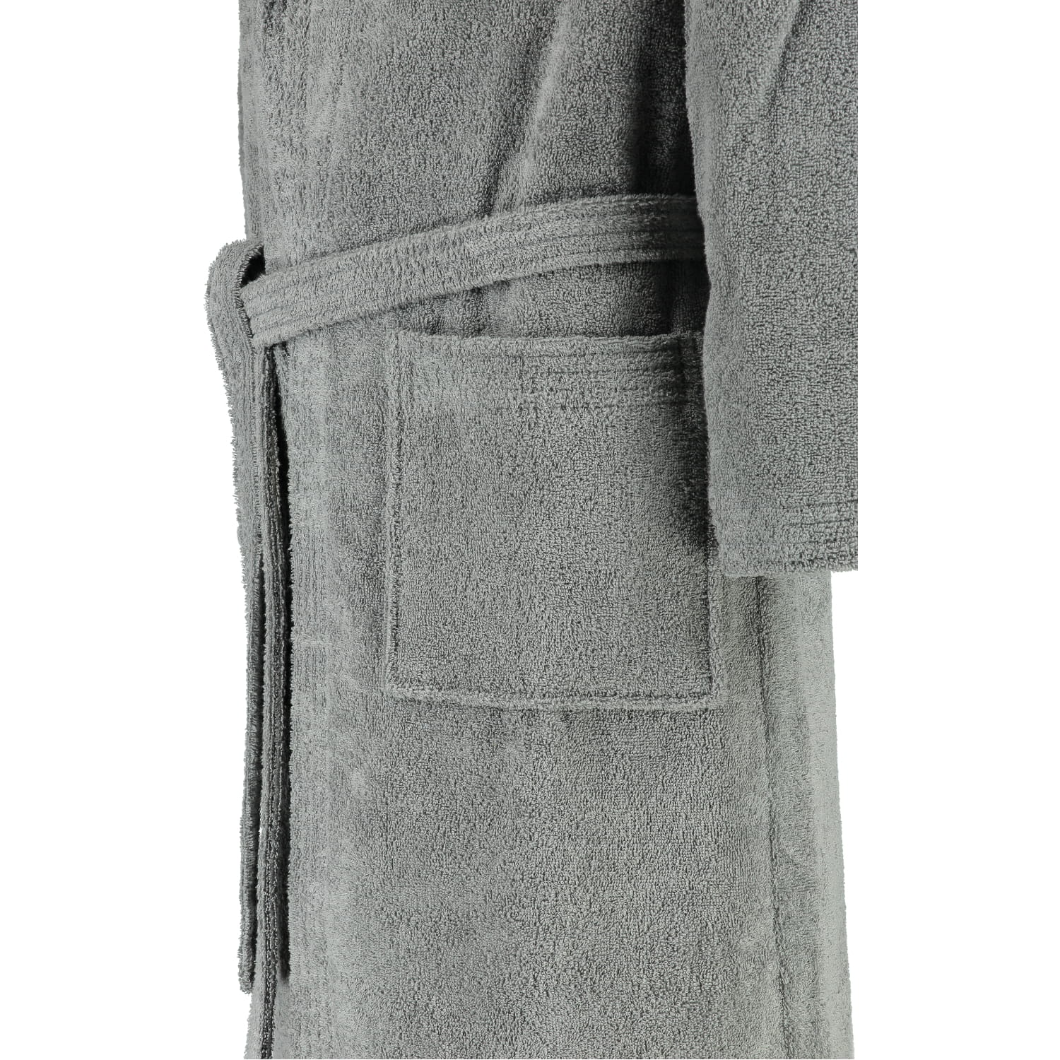 Rhomtuft - Bademantel Sir & Lady - Unisex - Farbe: kiesel - 85