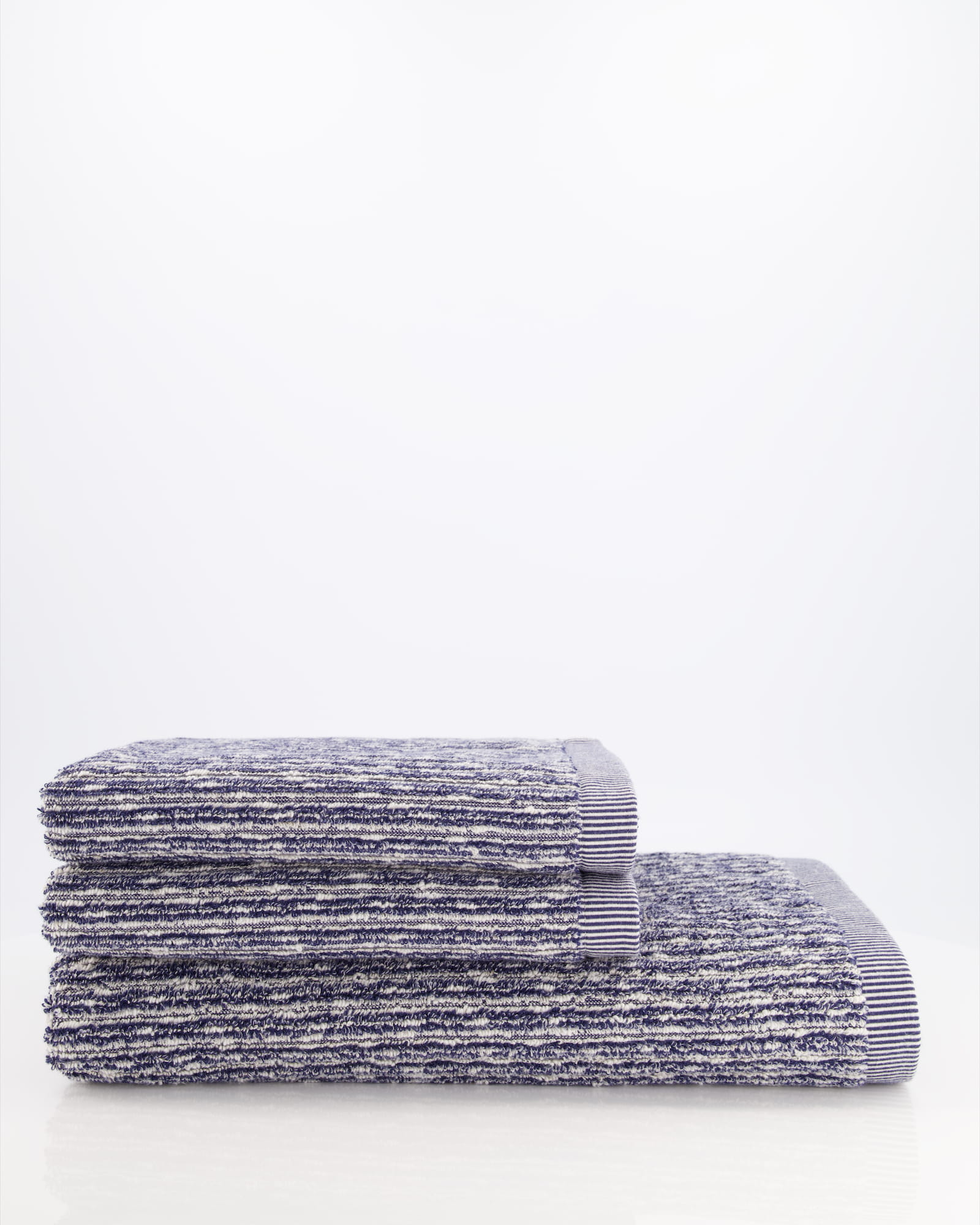 Möve Handtücher Brooklyn Pinstripe nature/deep sea - 042 - Duschtuch 80x150 cm